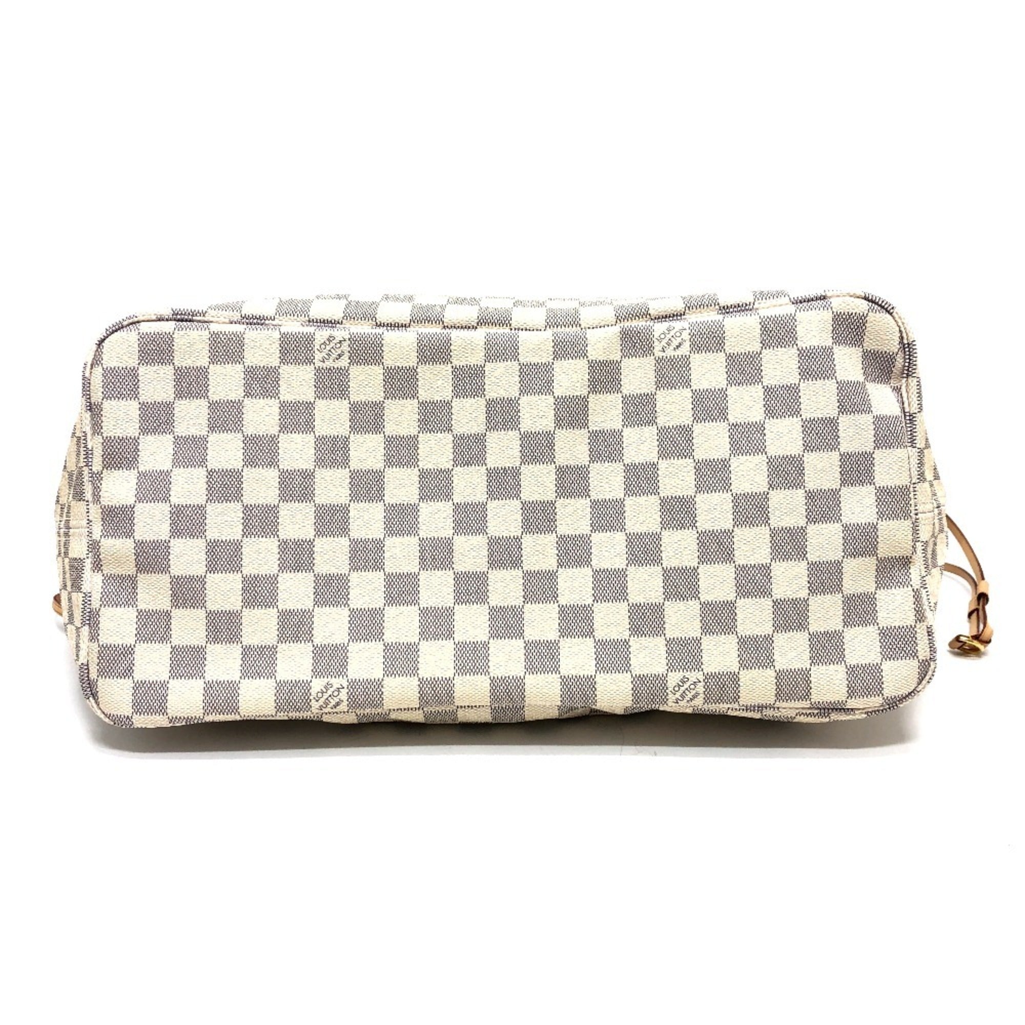 Louis Vuitton Azur White Damier Azur Shoulder Bag Tote Bag (Pre-Owned)