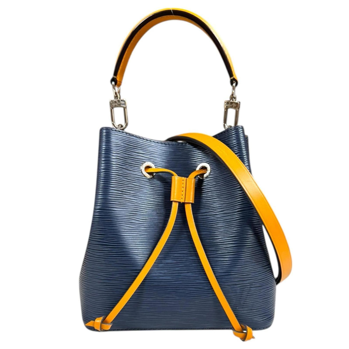 Louis Vuitton Epi Navy Orange Epi Leather Shoulder Bag (Pre-Owned)