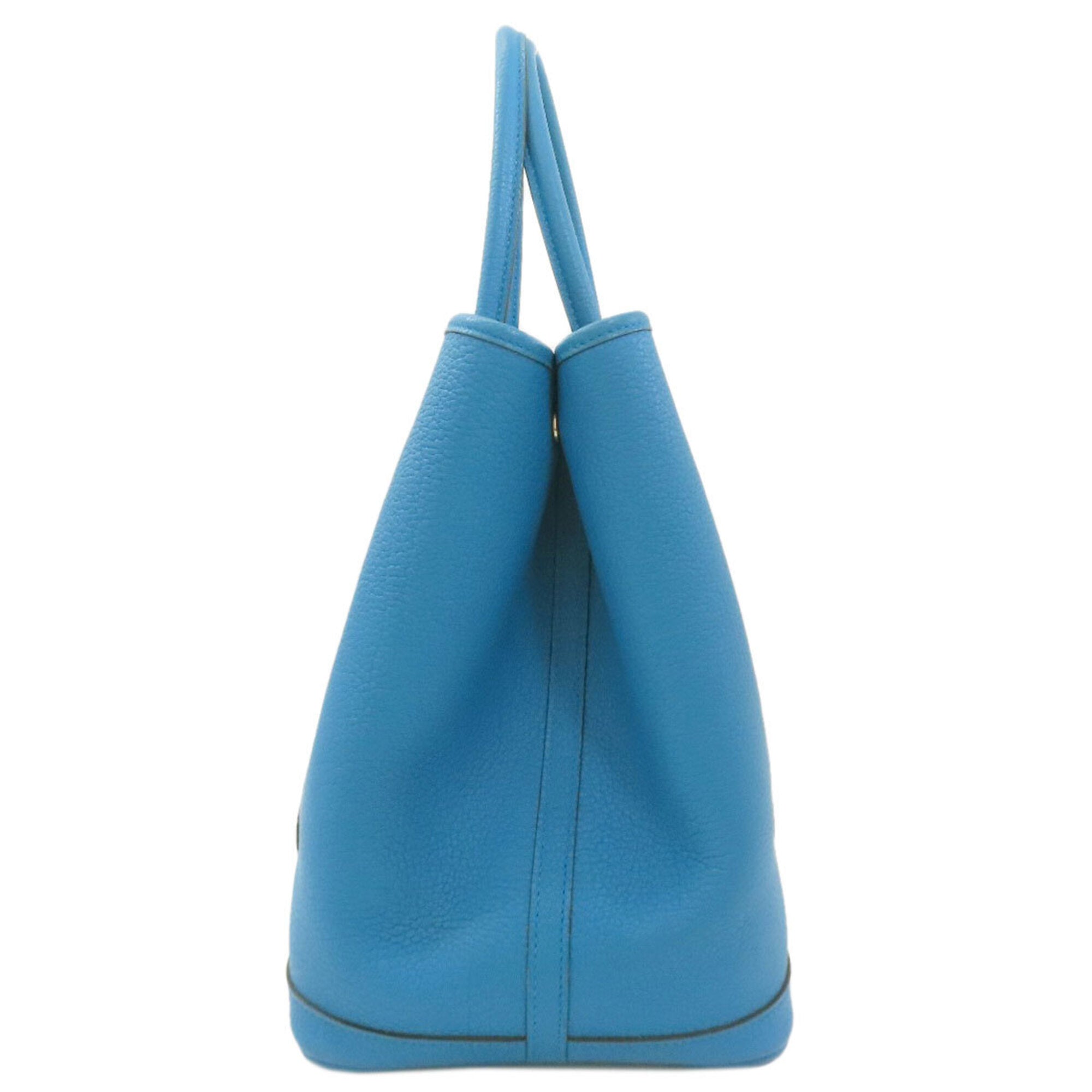 Hermes Blue Negonda Leather Handbag (Pre-Owned)