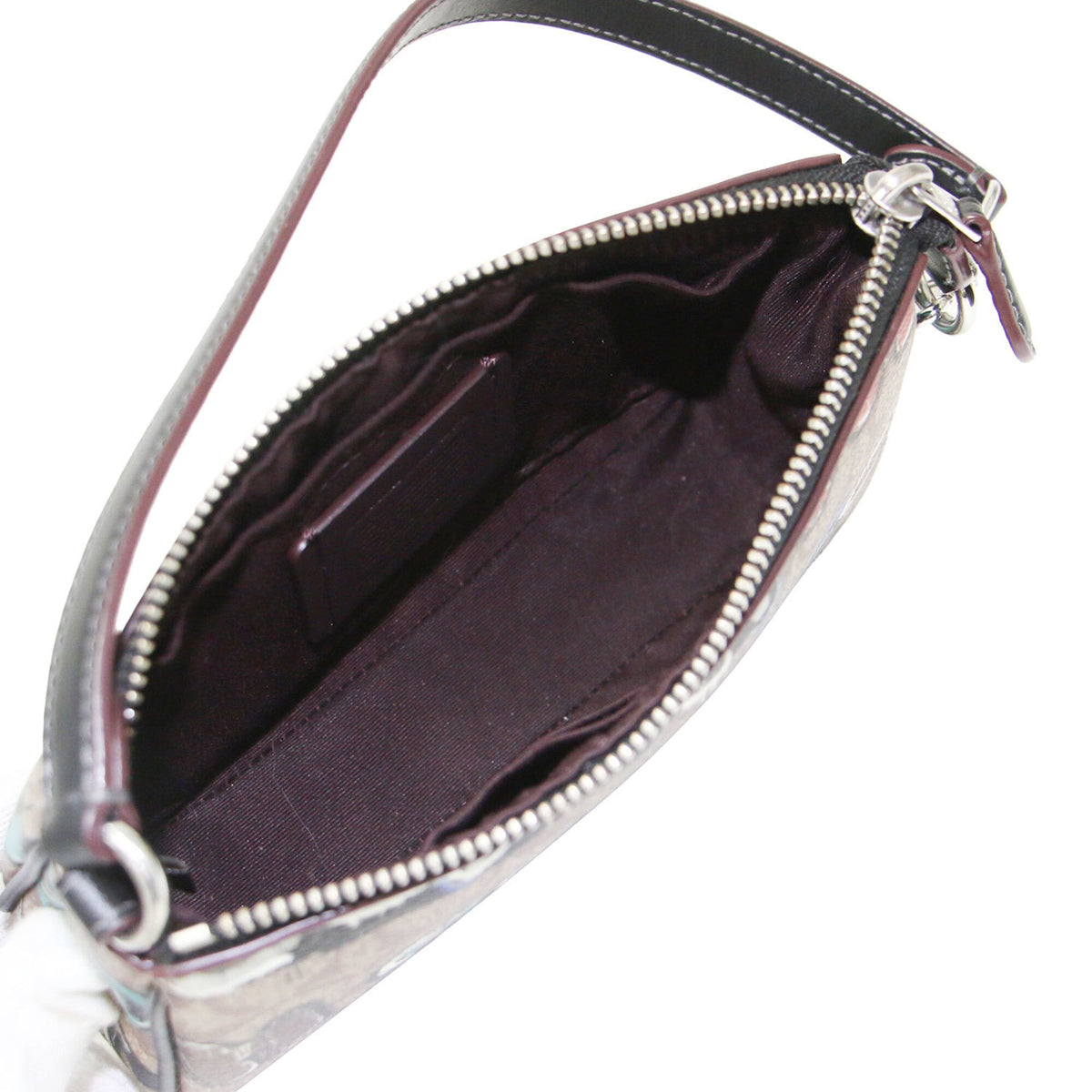Coach Brown Pvc Handbag Pouch (Pre-Owned)
