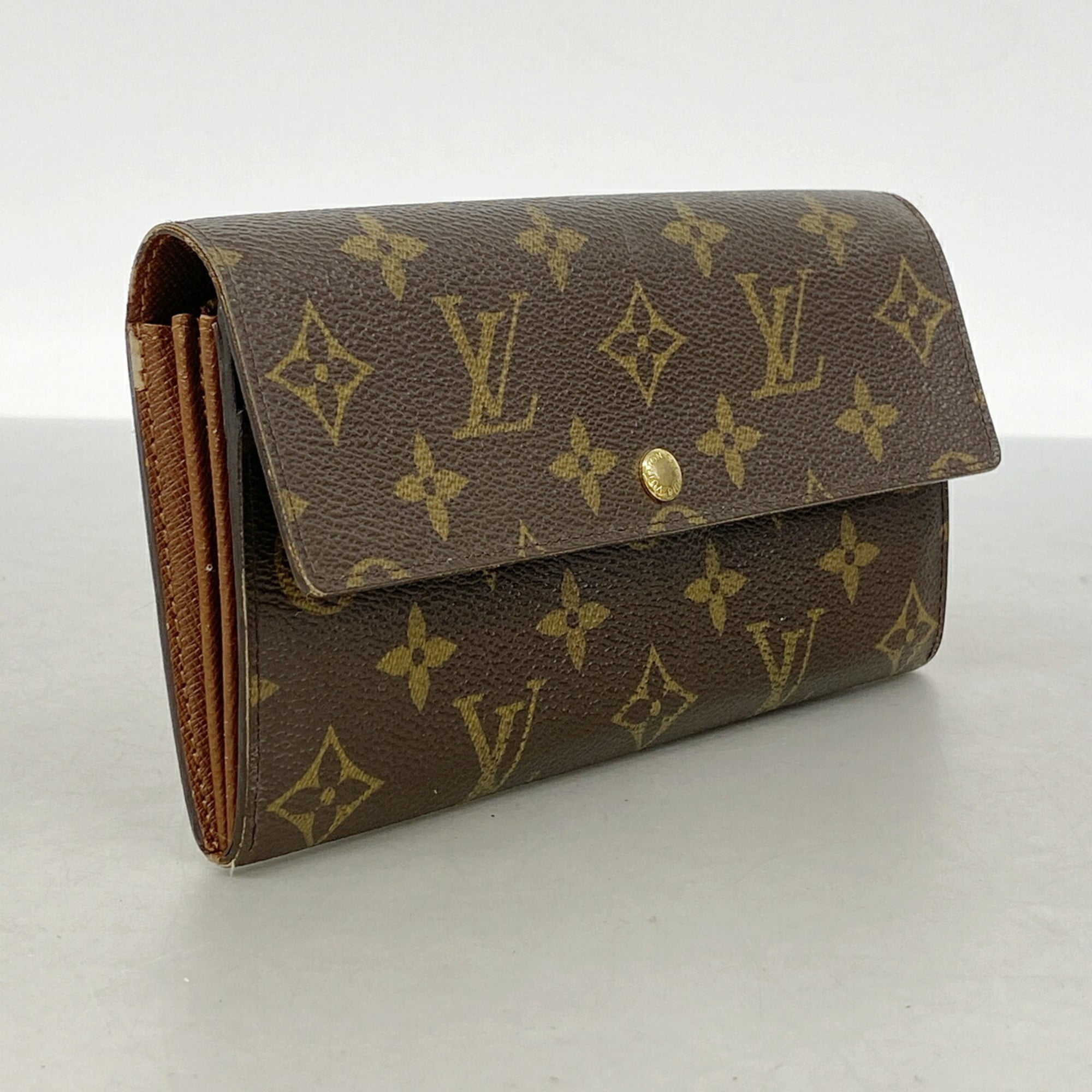 Louis Vuitton Brown Long Wallet (Bi-Fold) (Pre-Owned)