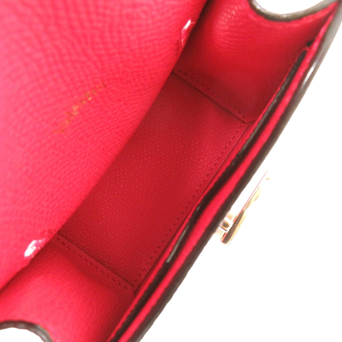 Valextra Pink Red Color Leather Handbag (Pre-Owned)