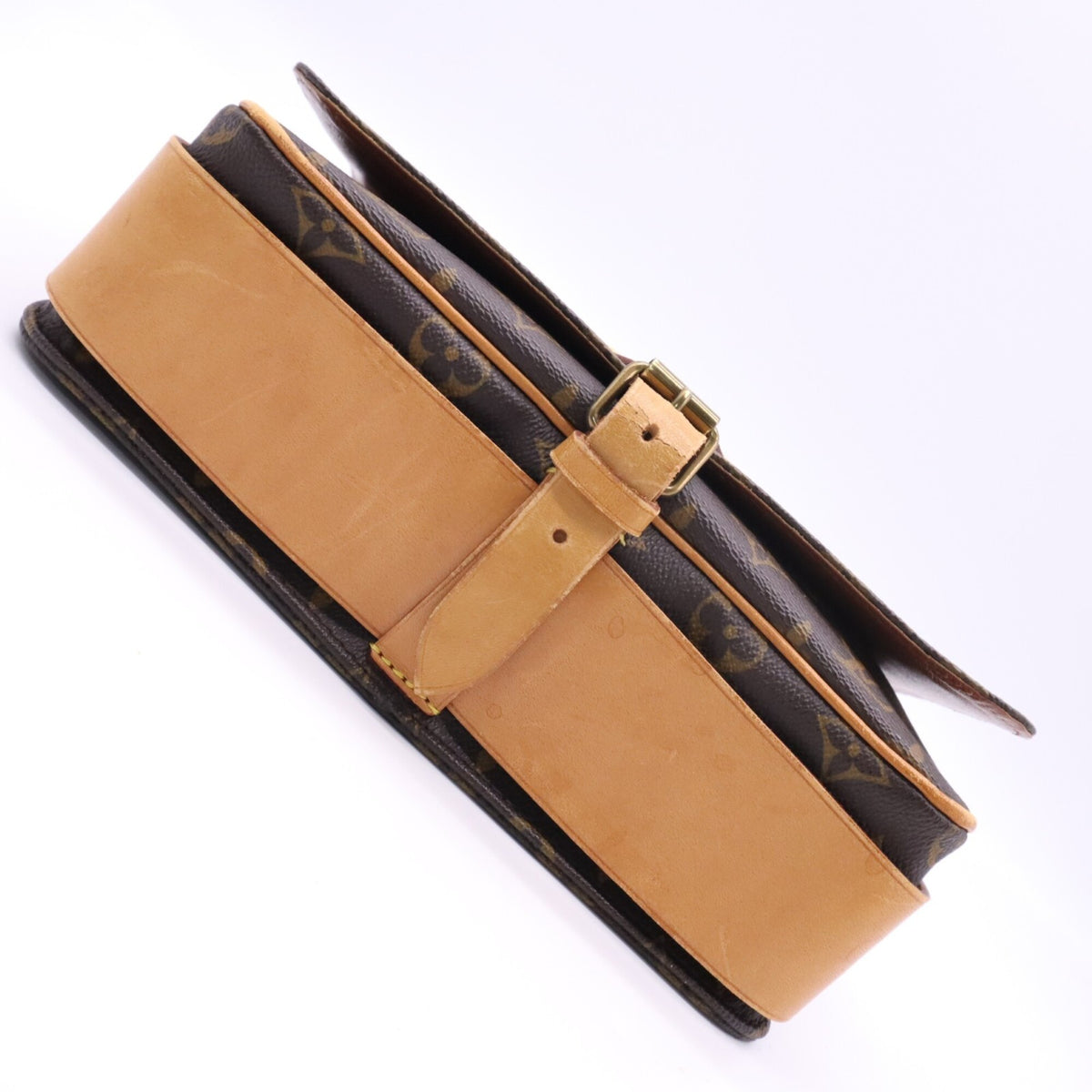 Louis Vuitton Beige Brown Monogram Monogram Shoulder Bag (Pre-Owned)