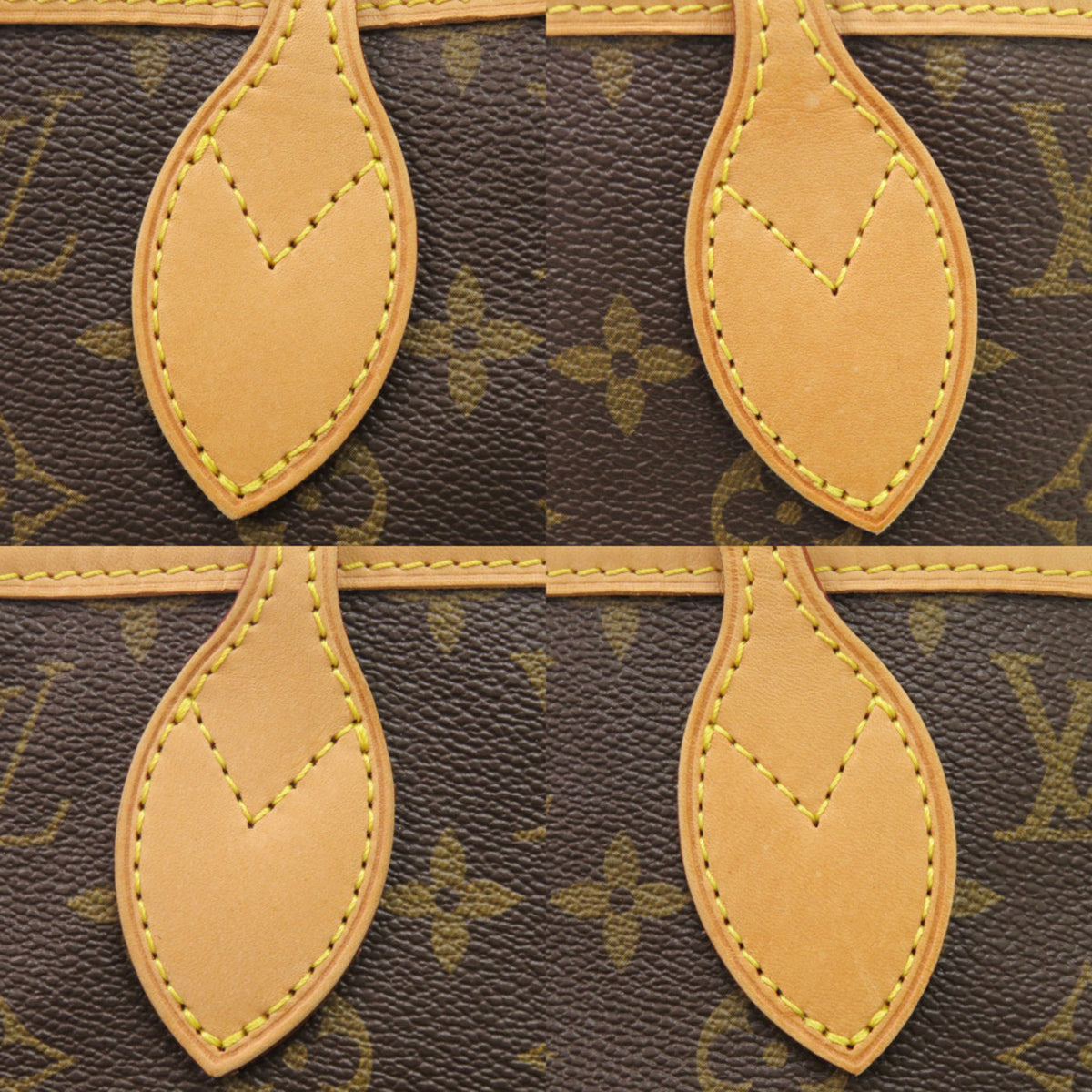 Louis Vuitton Brown Monogram Handbag Pouch Tote Bag (Pre-Owned)
