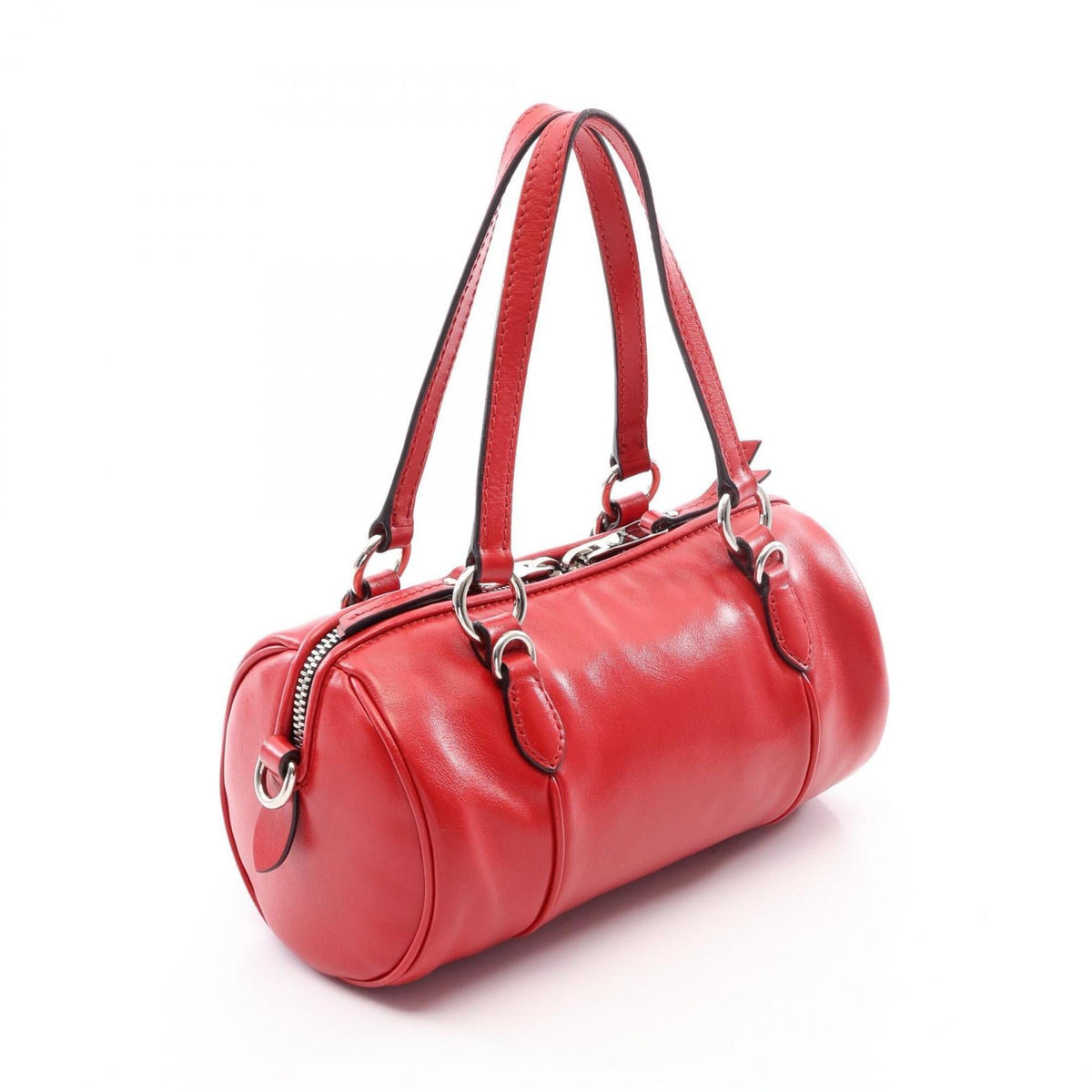 Miu Miu Red Color Leather Handbag (Pre-Owned)