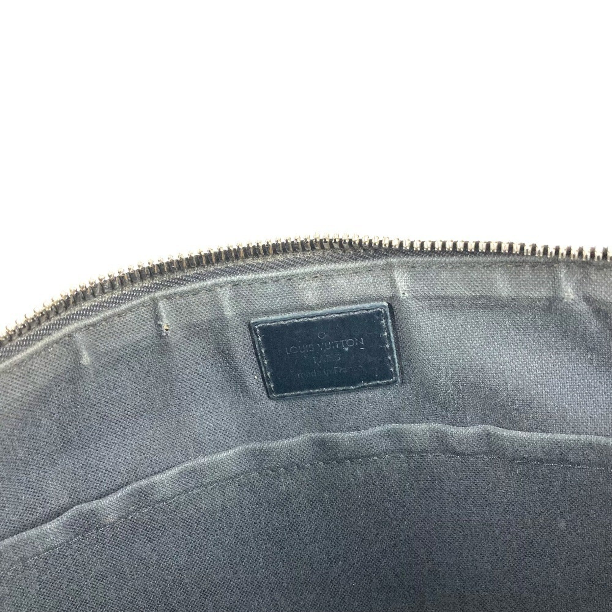 Louis Vuitton Black Damier Graphite Shoulder Bag (Pre-Owned)