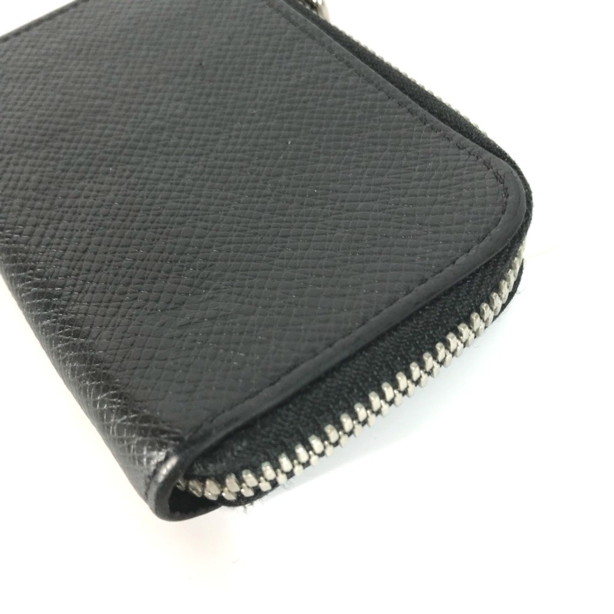 Louis Vuitton Taiga Ardoise Black Taiga Leather Coin Purse/Coin Case (Pre-Owned)