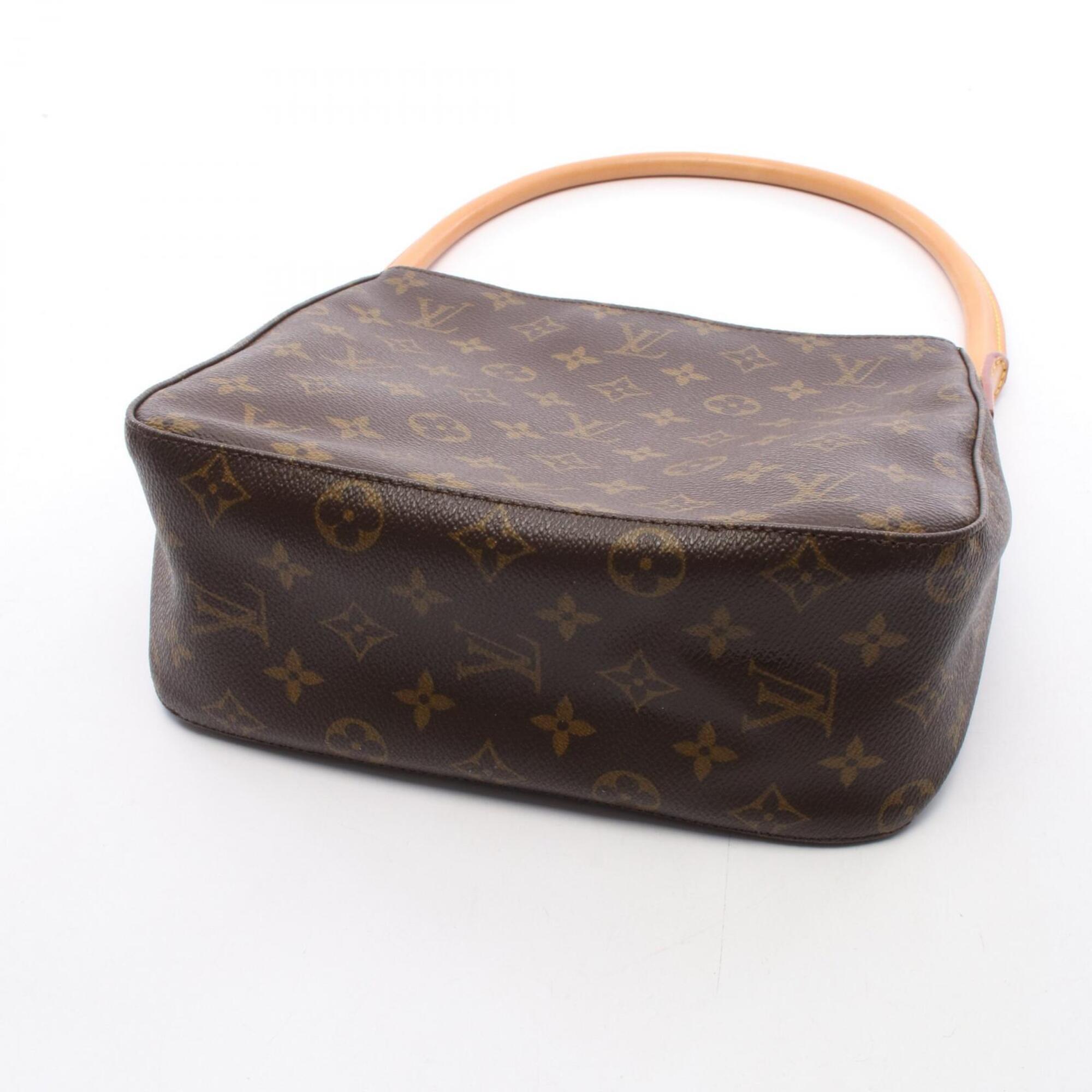 Louis Vuitton Brown Monogram Monogram Leather Handbag Shoulder Bag (Pre-Owned)