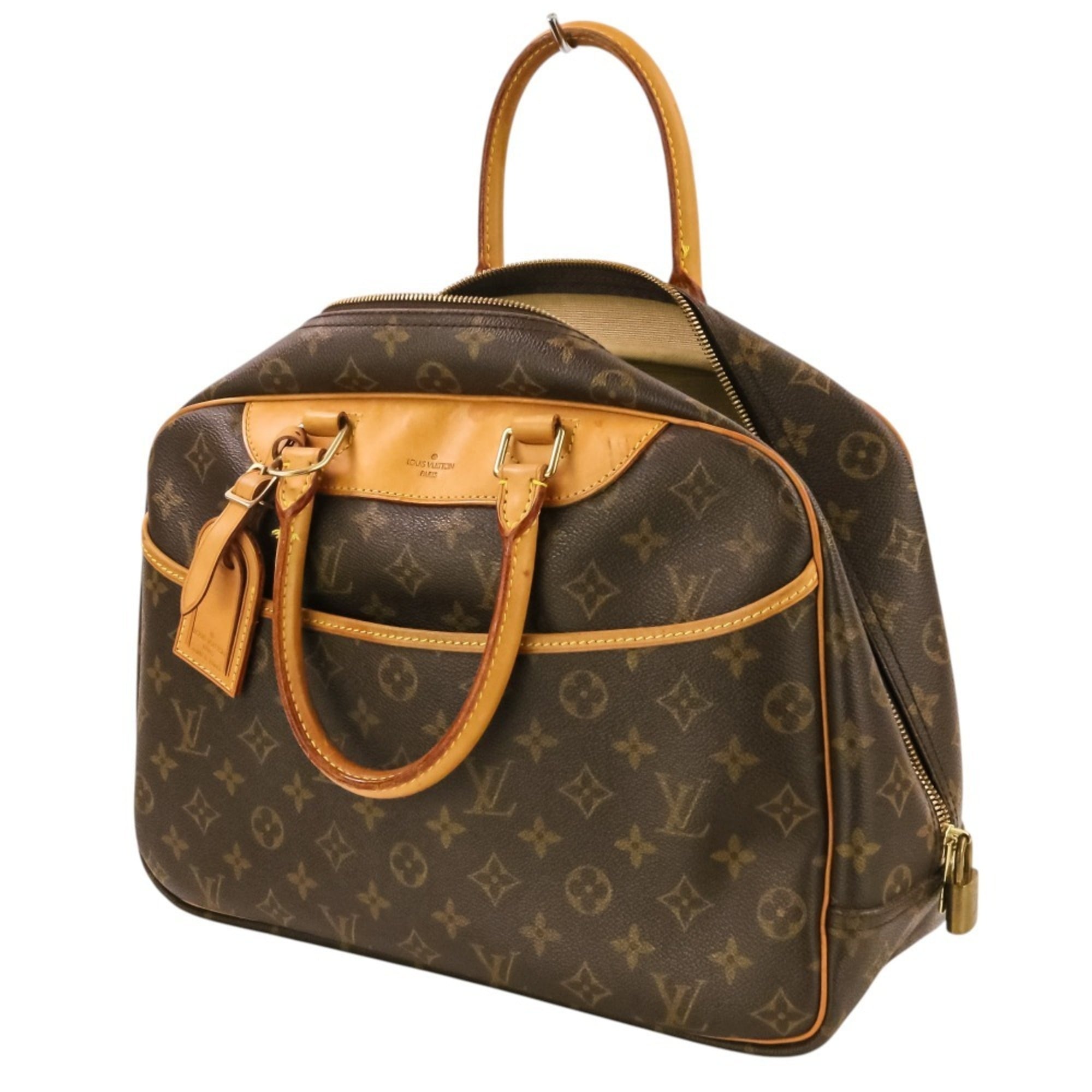 Louis Vuitton Brown Handbag Tote Bag (Pre-Owned)