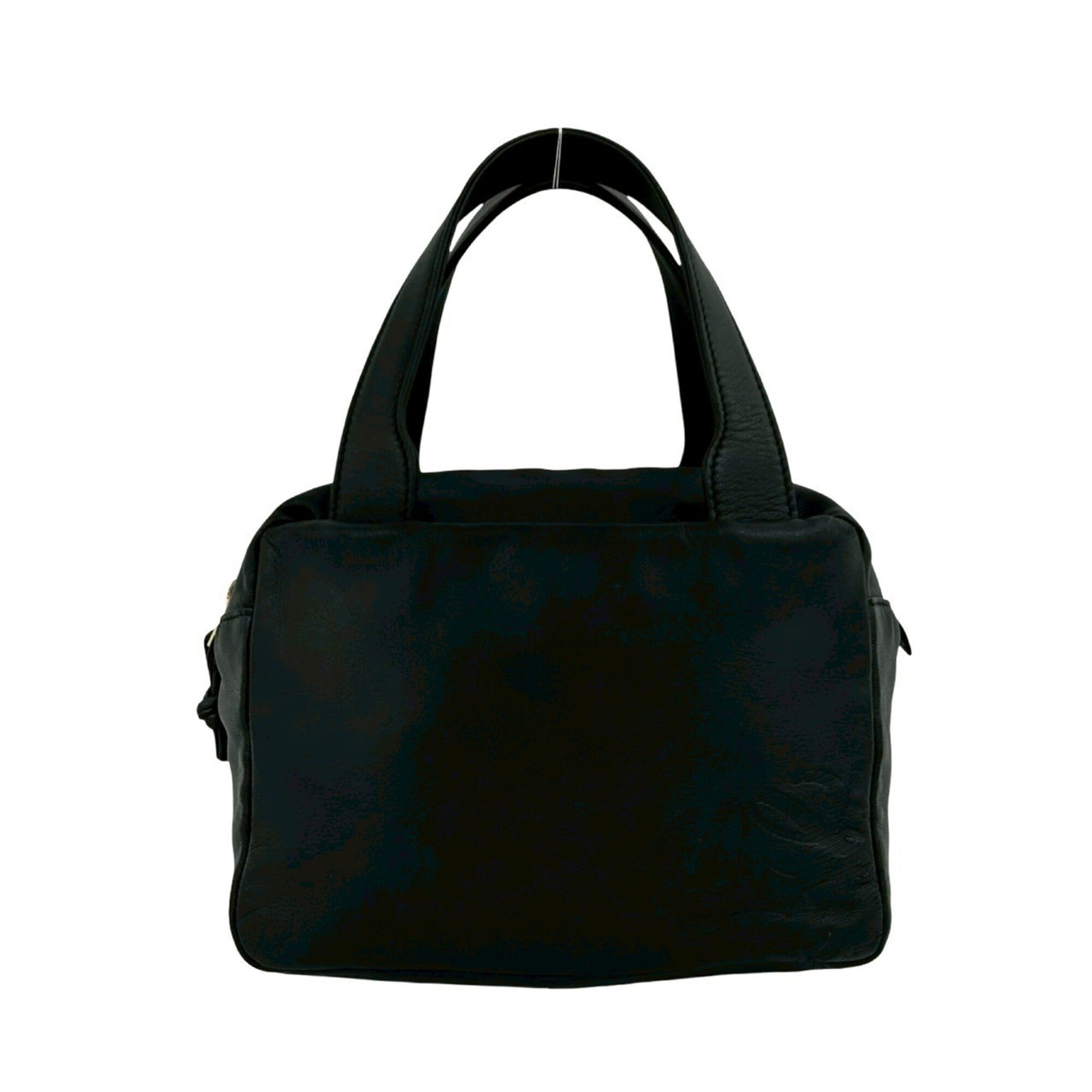 Loewe Black Leather Handbag Tote Bag (Pre-Owned)