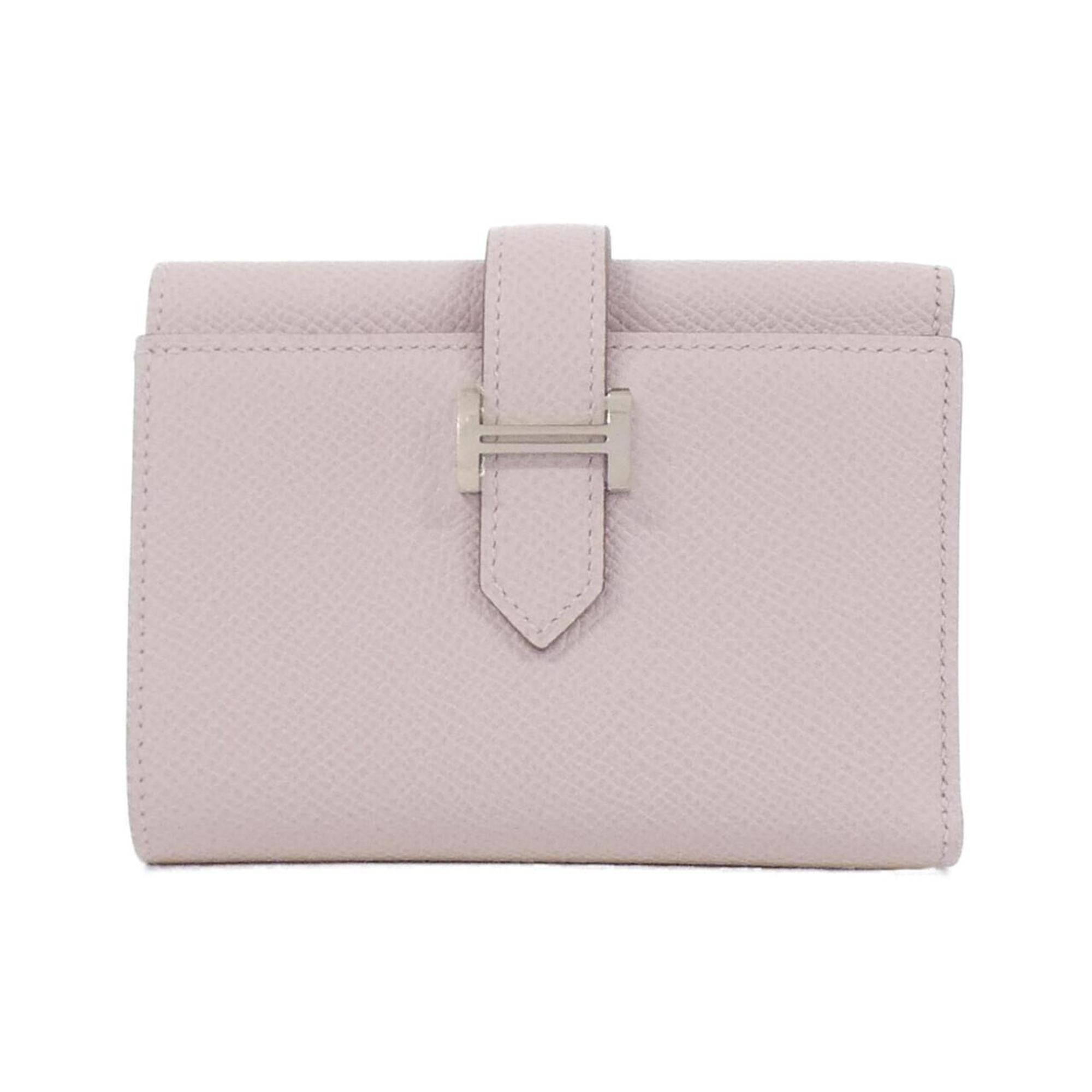 Hermes Epsom Leather Wallet (Tri-Fold) (Pre-Owned)