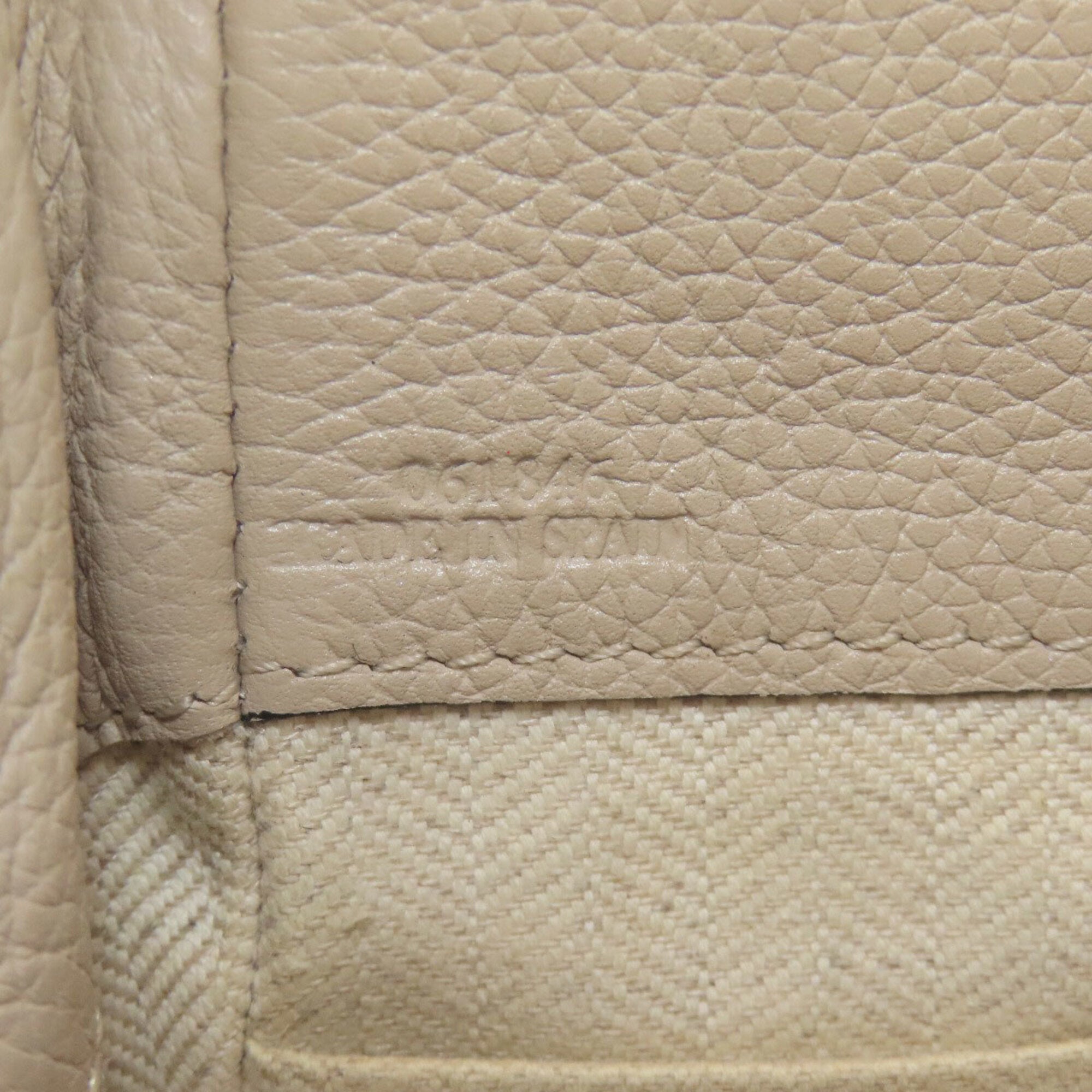 Loewe Grayish Leather Handbag (Pre-Owned)