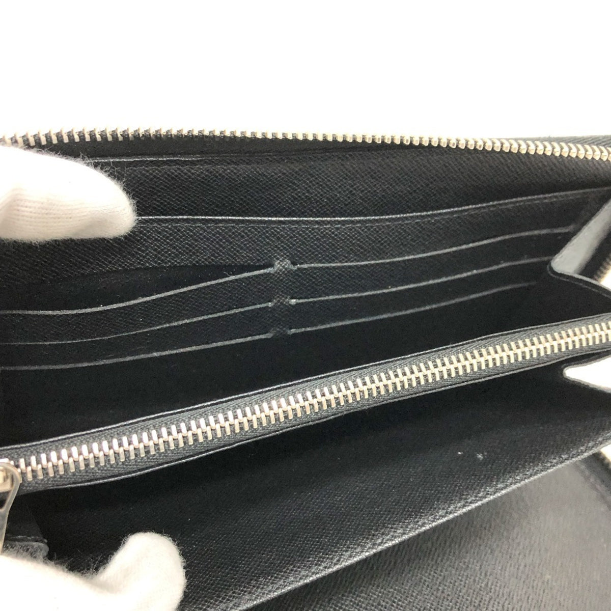 Louis Vuitton Damier Graphite Black Damier Graphite Long Wallet (Bi-Fold) (Pre-Owned)