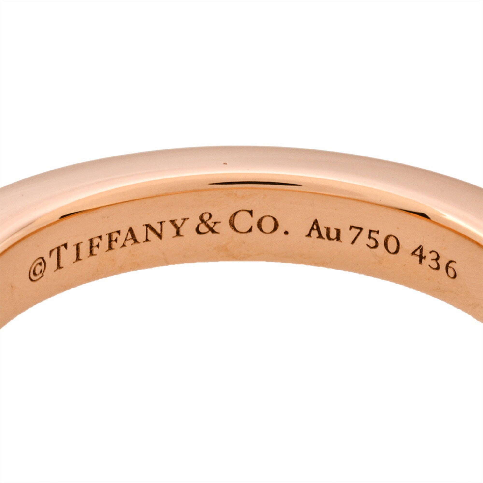 Tiffany Pink Gold Pink Gold (18K) Band Ring (Pre-Owned)
