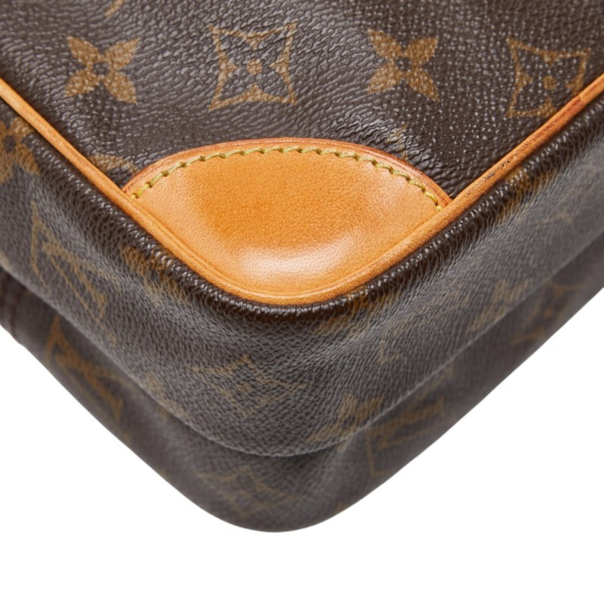 Louis Vuitton Brown Pvc Leather Shoulder Bag (Pre-Owned)