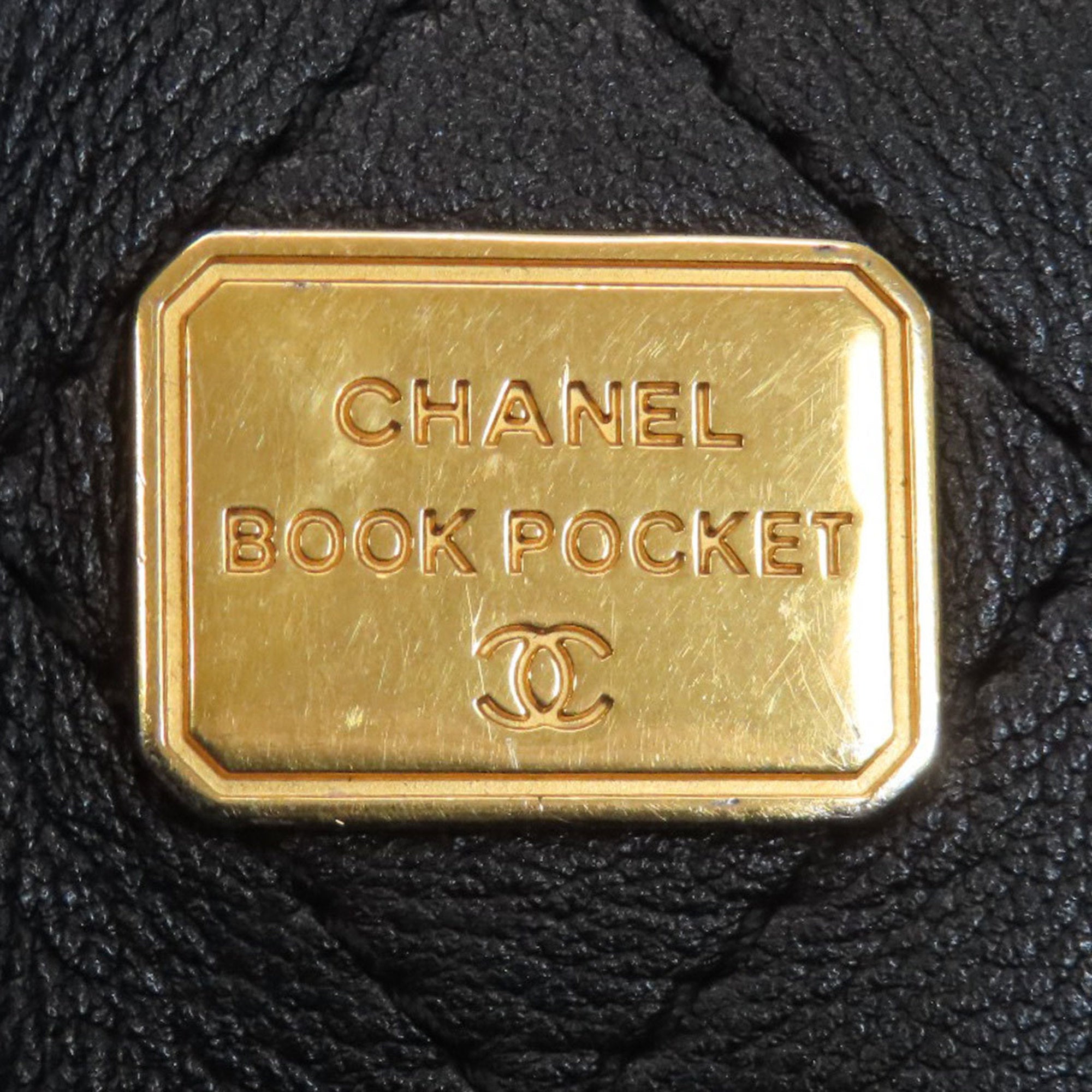 Chanel Black Leather Tote Bag (Pre-Owned)