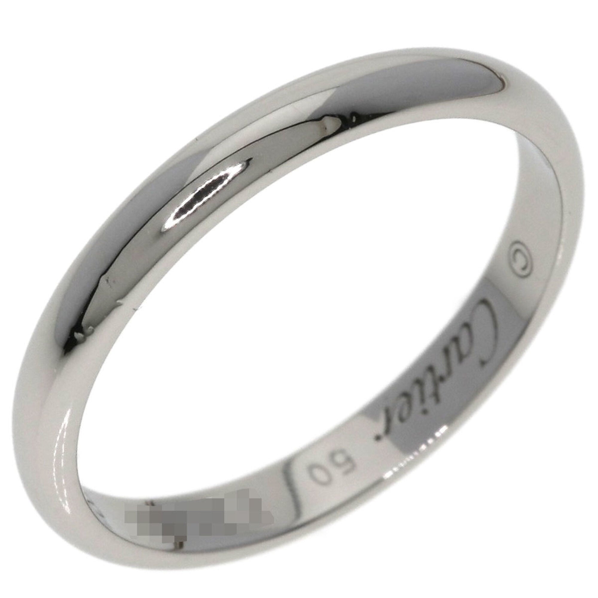 Cartier Platinum 950 Band Ring (Pre-Owned)