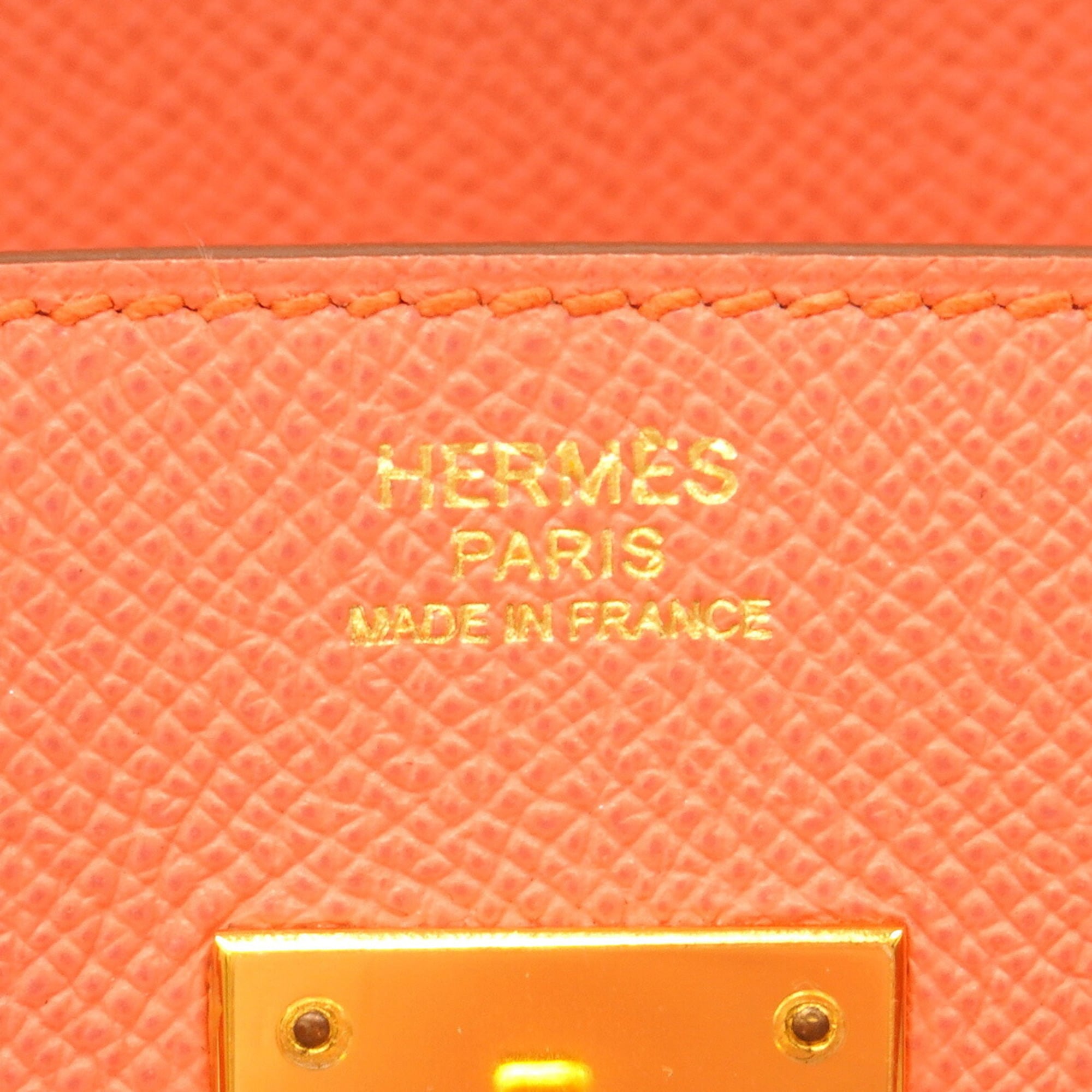 Hermes Rose Jaipur Leather Handbag (Pre-Owned)