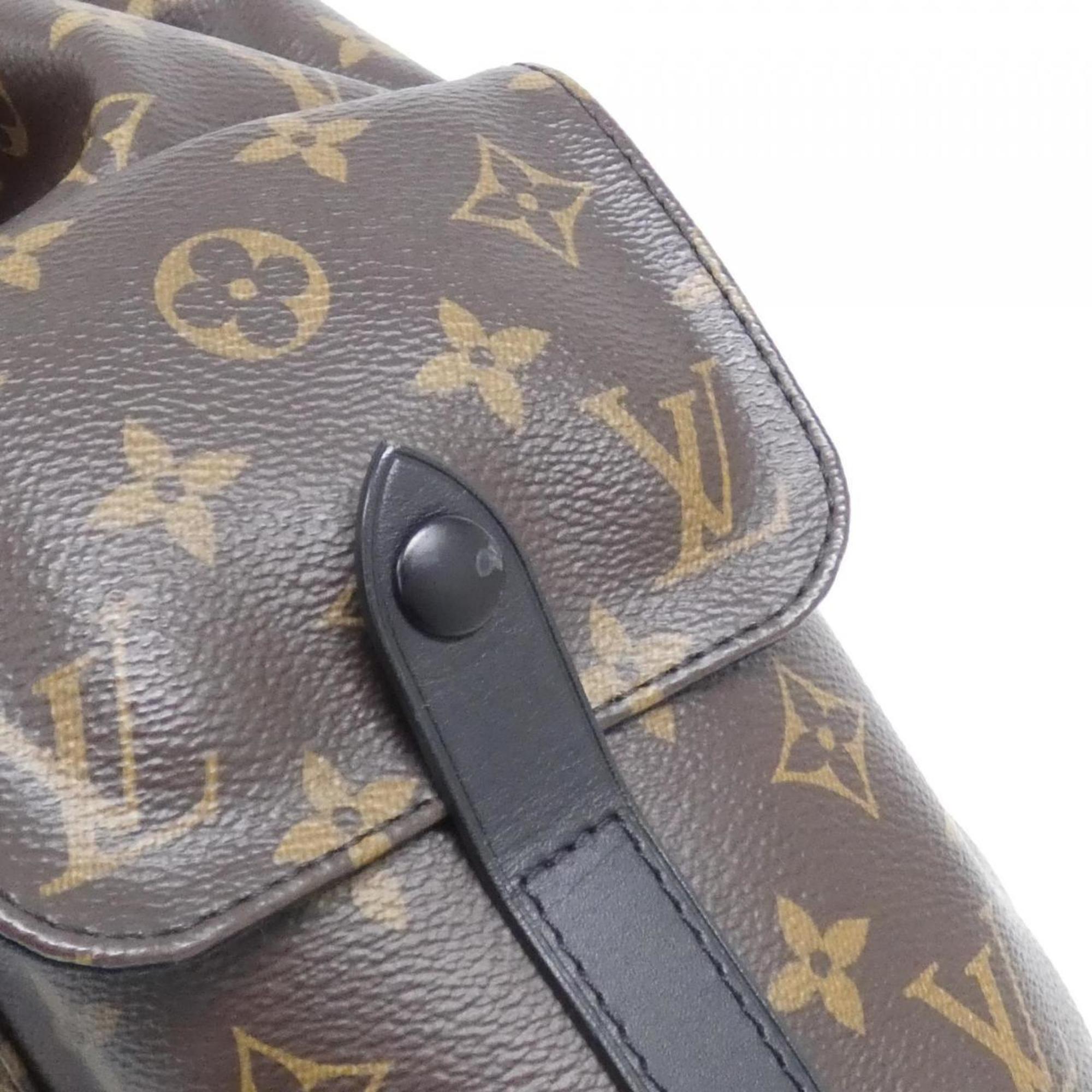 Louis Vuitton Monogram Macassar Marron Monogram Macassar Monogram Backpack (Pre-Owned)