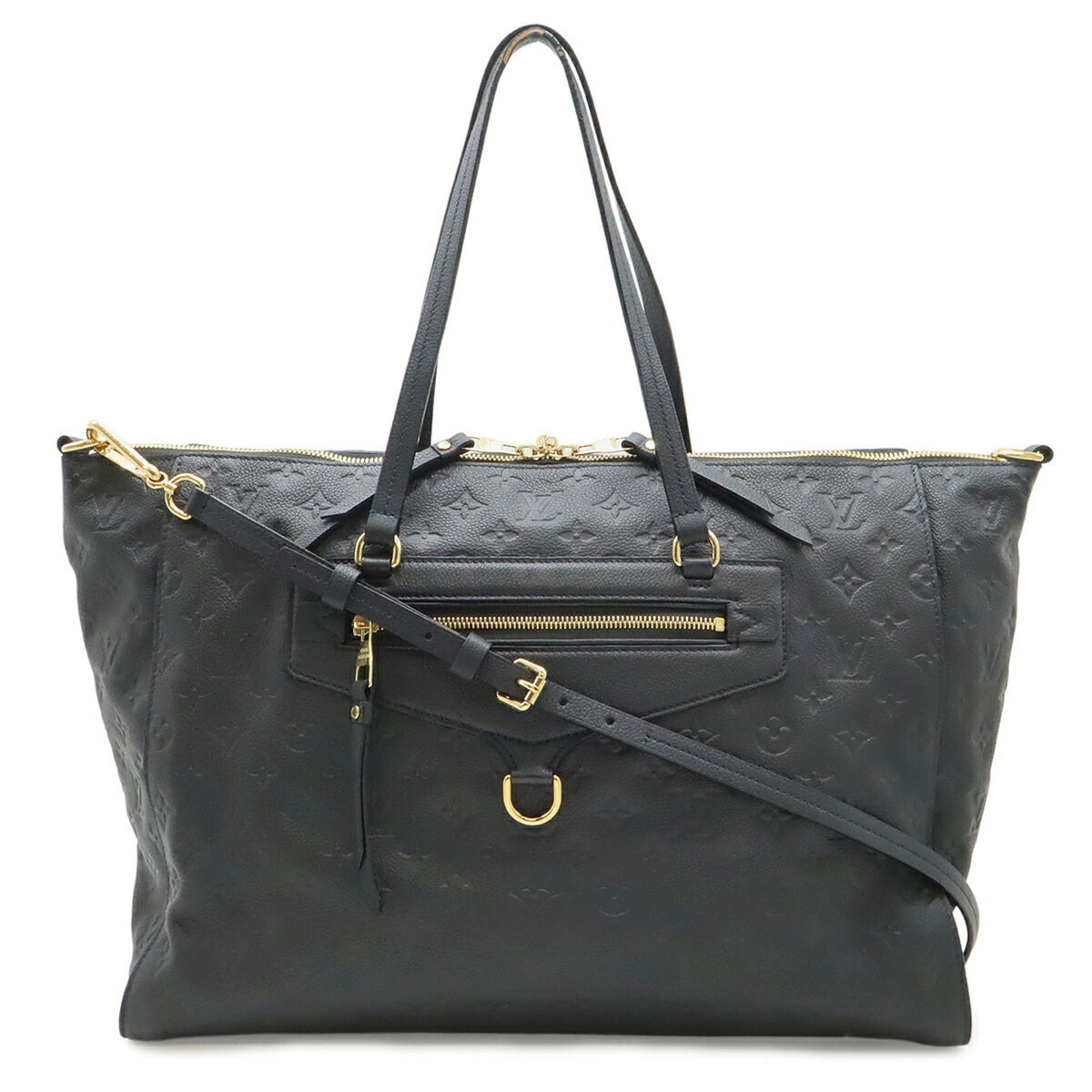 Louis Vuitton Galle Infini Navy Monogram Empreinte Shoulder Bag Tote Bag (Pre-Owned)