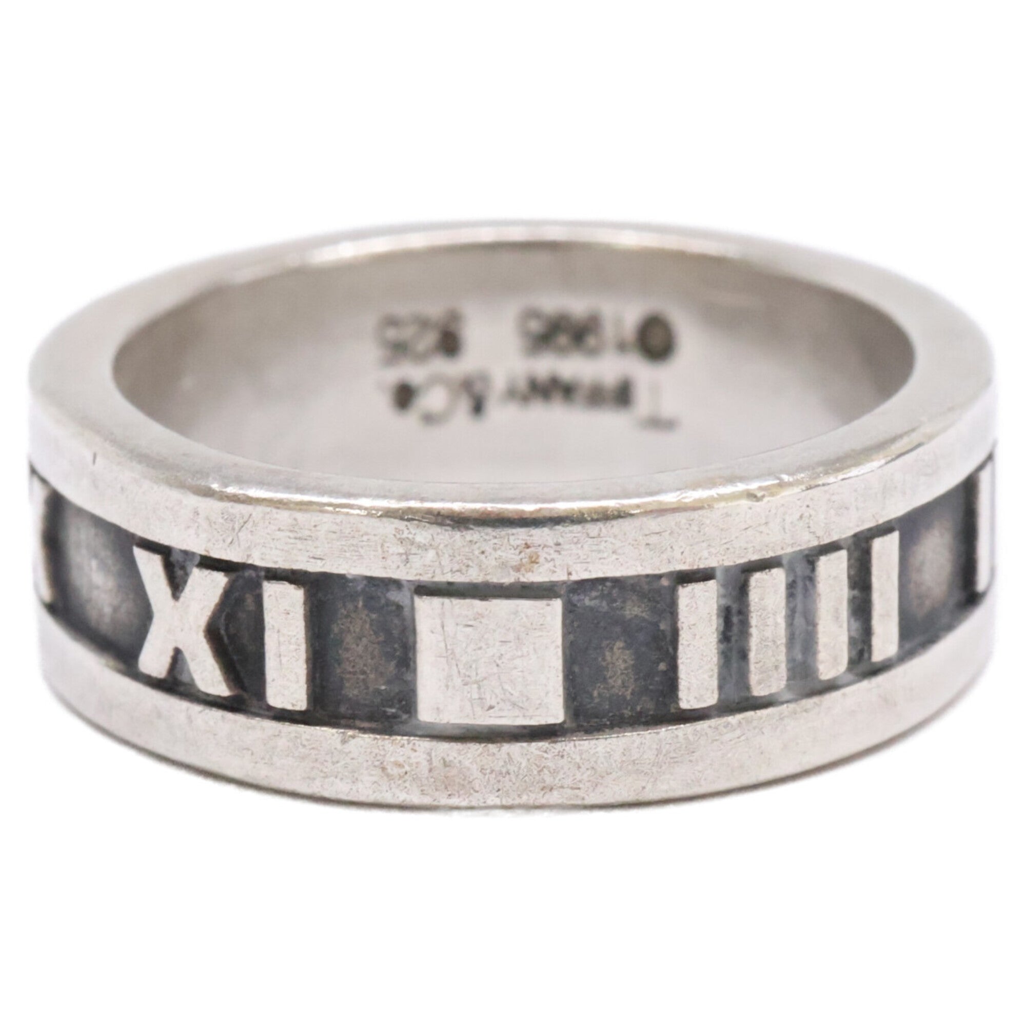 Tiffany Silver Silver 925 Band Ring (Pre-Owned)