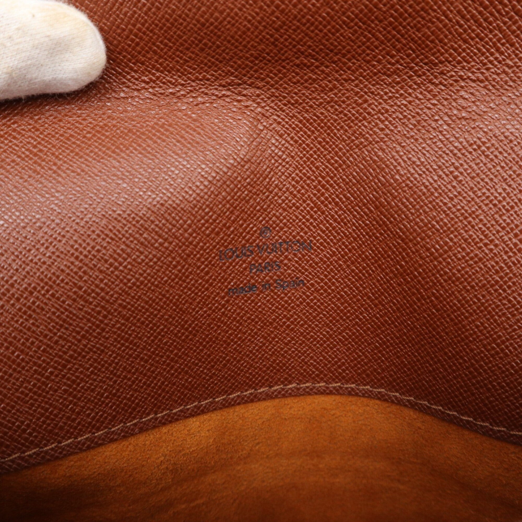 Louis Vuitton Monogram Brown Coated Canvas Leather Shoulder Bag (Pre-Owned)