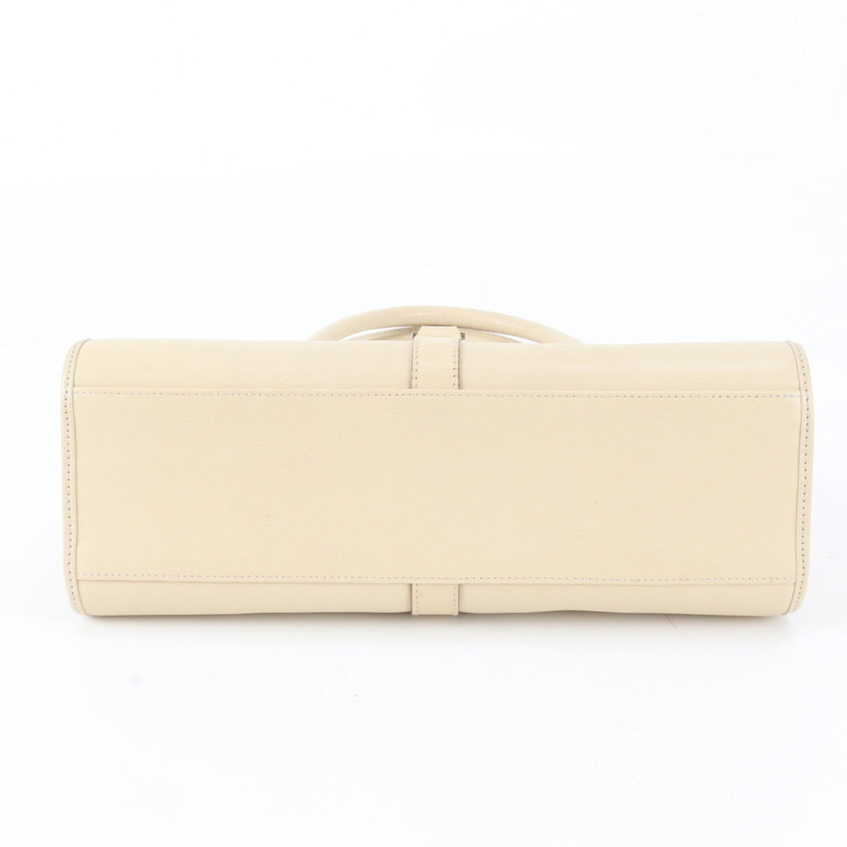 Gucci Beige Leather Handbag Shoulder Bag Tote Bag (Pre-Owned)