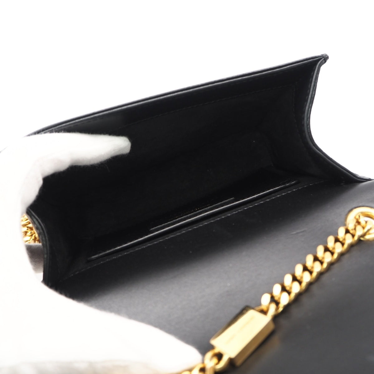 Yves Saint Laurent Black Leather Shoulder Bag (Pre-Owned)