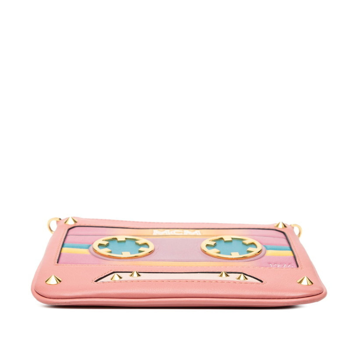 Mcm Multi-Color Pink Leather Shoulder Bag (Pre-Owned)