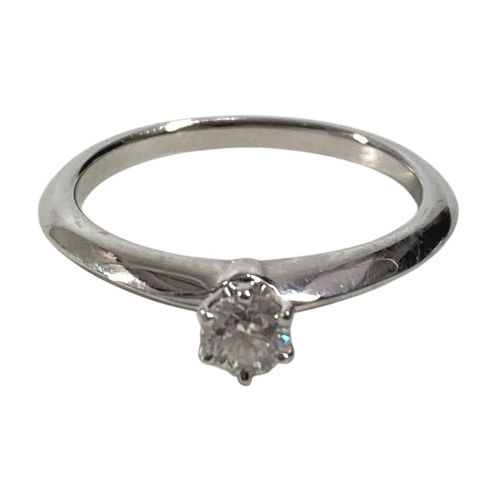 Tiffany Silver Platinum 950 Band Ring (Pre-Owned)