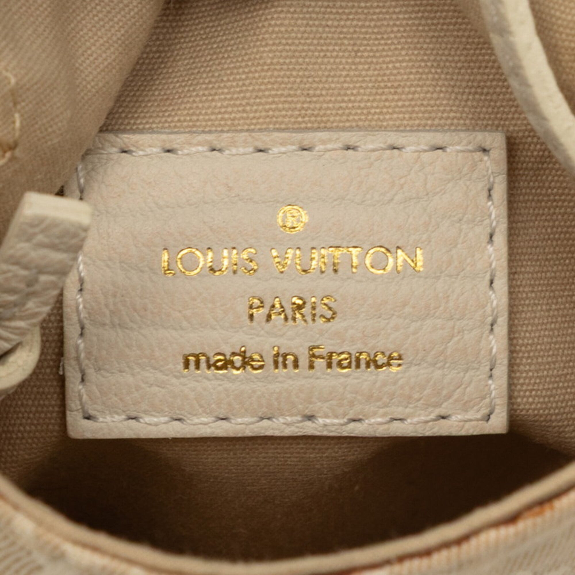 Louis Vuitton Beige Dune Canvas Leather Handbag Pochette Shoulder Bag (Pre-Owned)