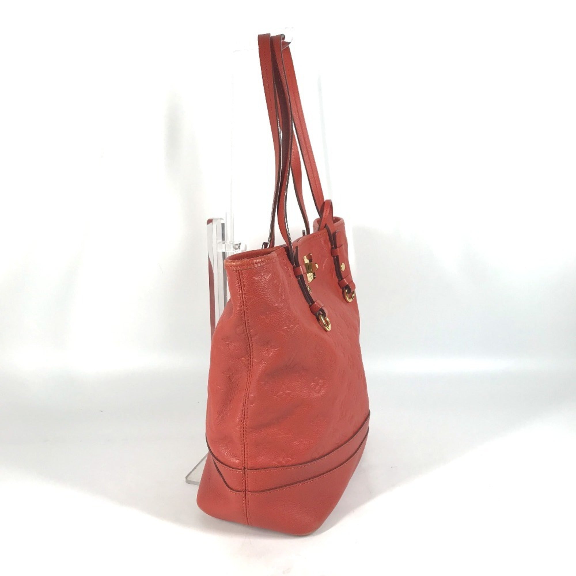Louis Vuitton Monogram Empreinte Red Color Monogram Empreinte Shoulder Bag Tote Bag (Pre-Owned)