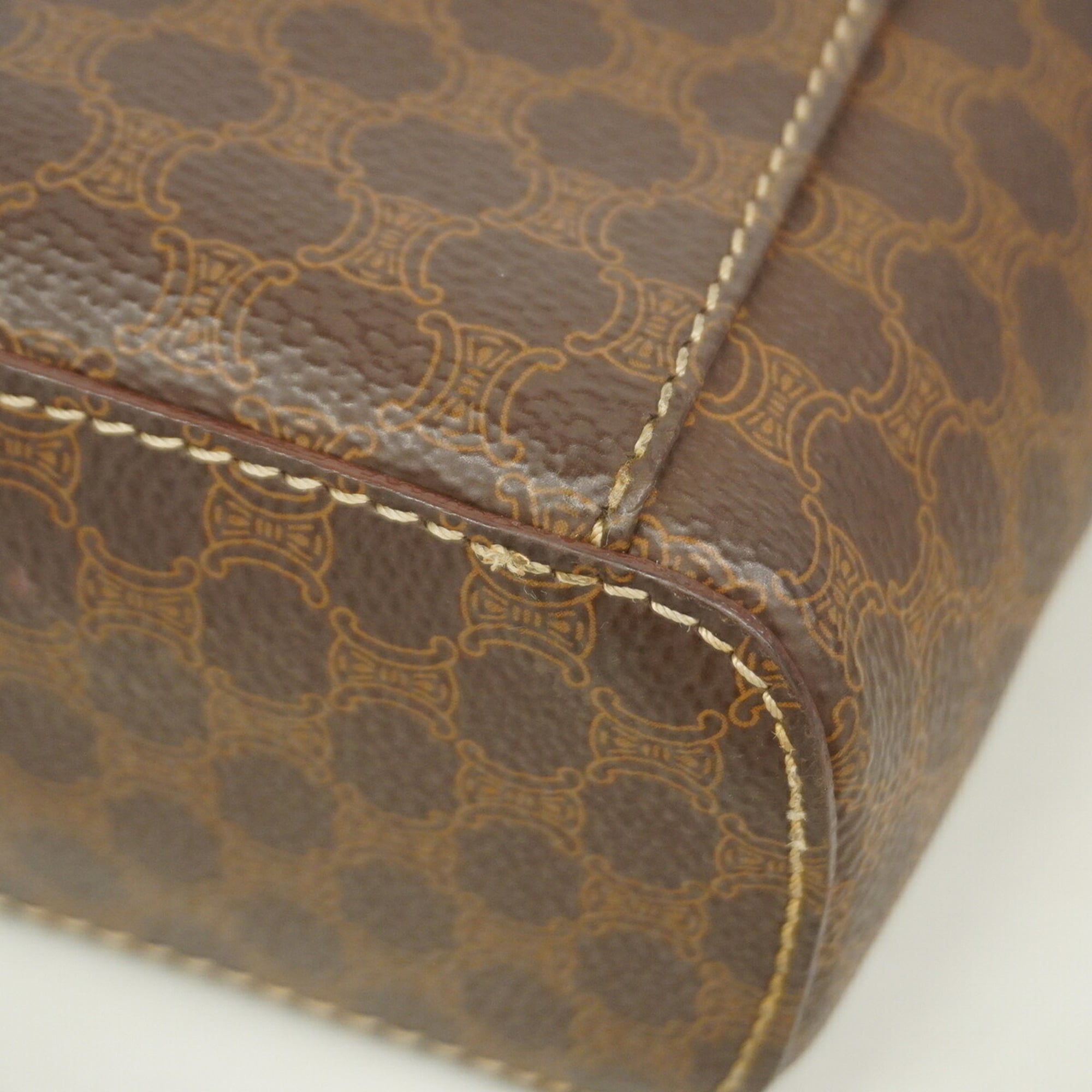Celine Brown Pvc Vanity Bag (Pre-Owned)