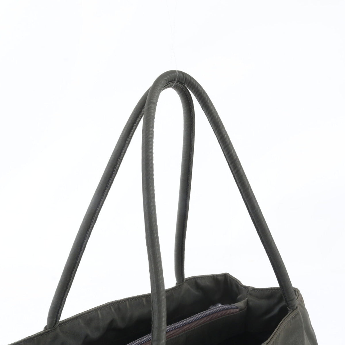 Prada Khaki Handbag Shoulder Bag Tote Bag (Pre-Owned)