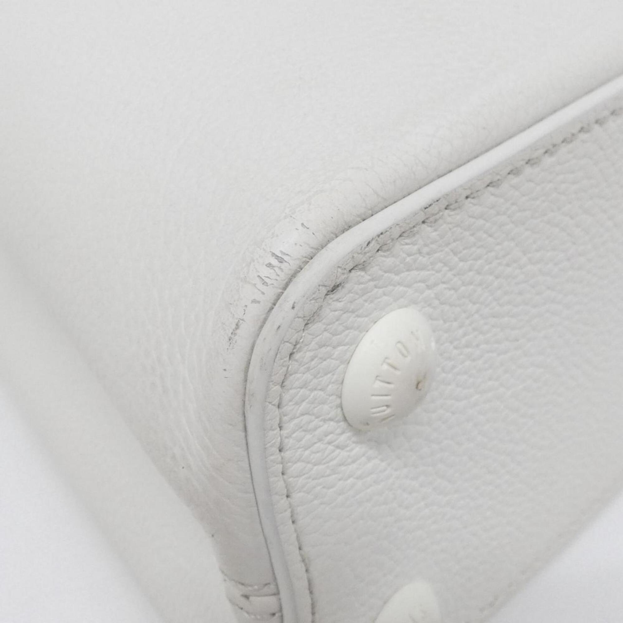Louis Vuitton White Leather Handbag (Pre-Owned)