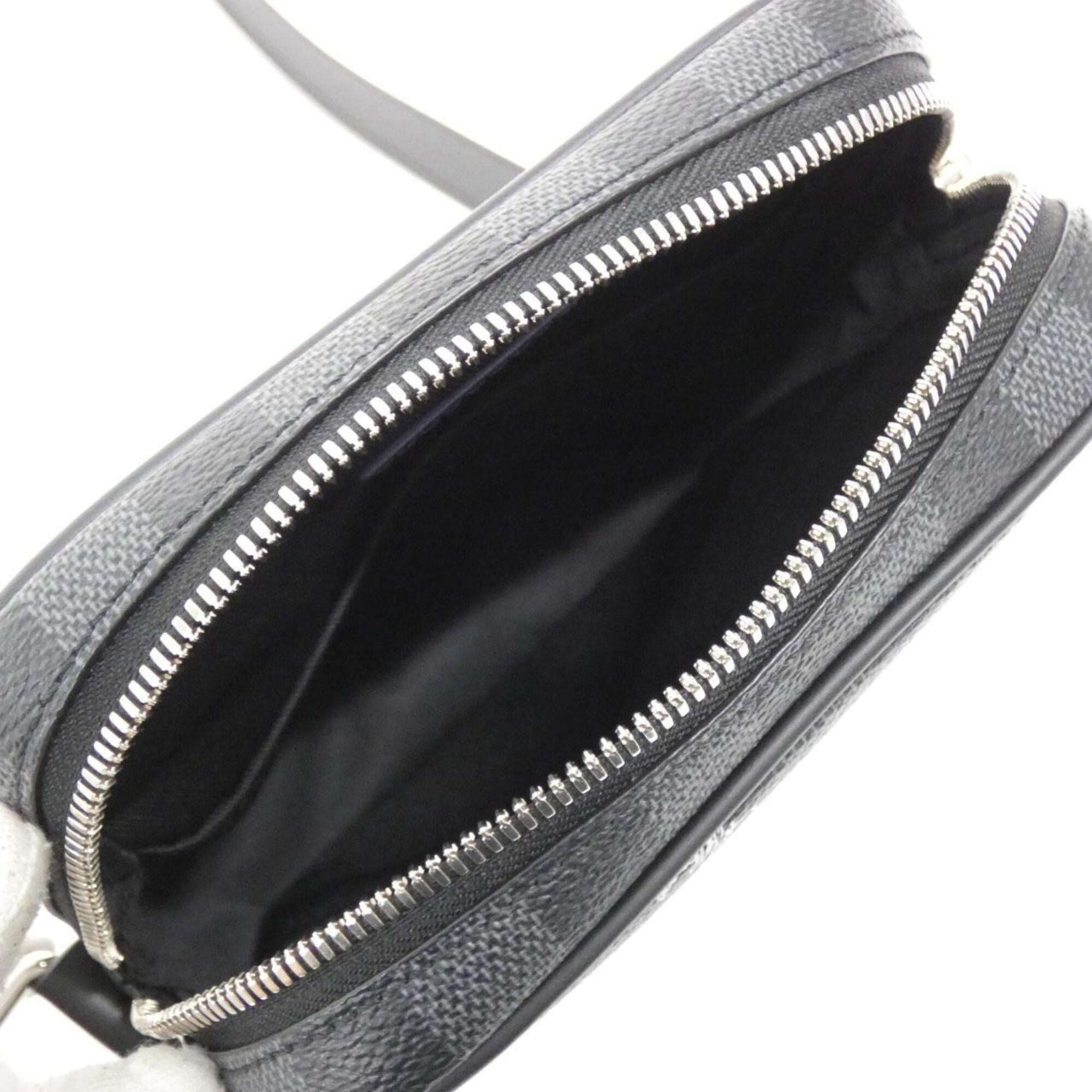 Louis Vuitton Graphite Coated Canvas Shoulder Bag (Pre-Owned)