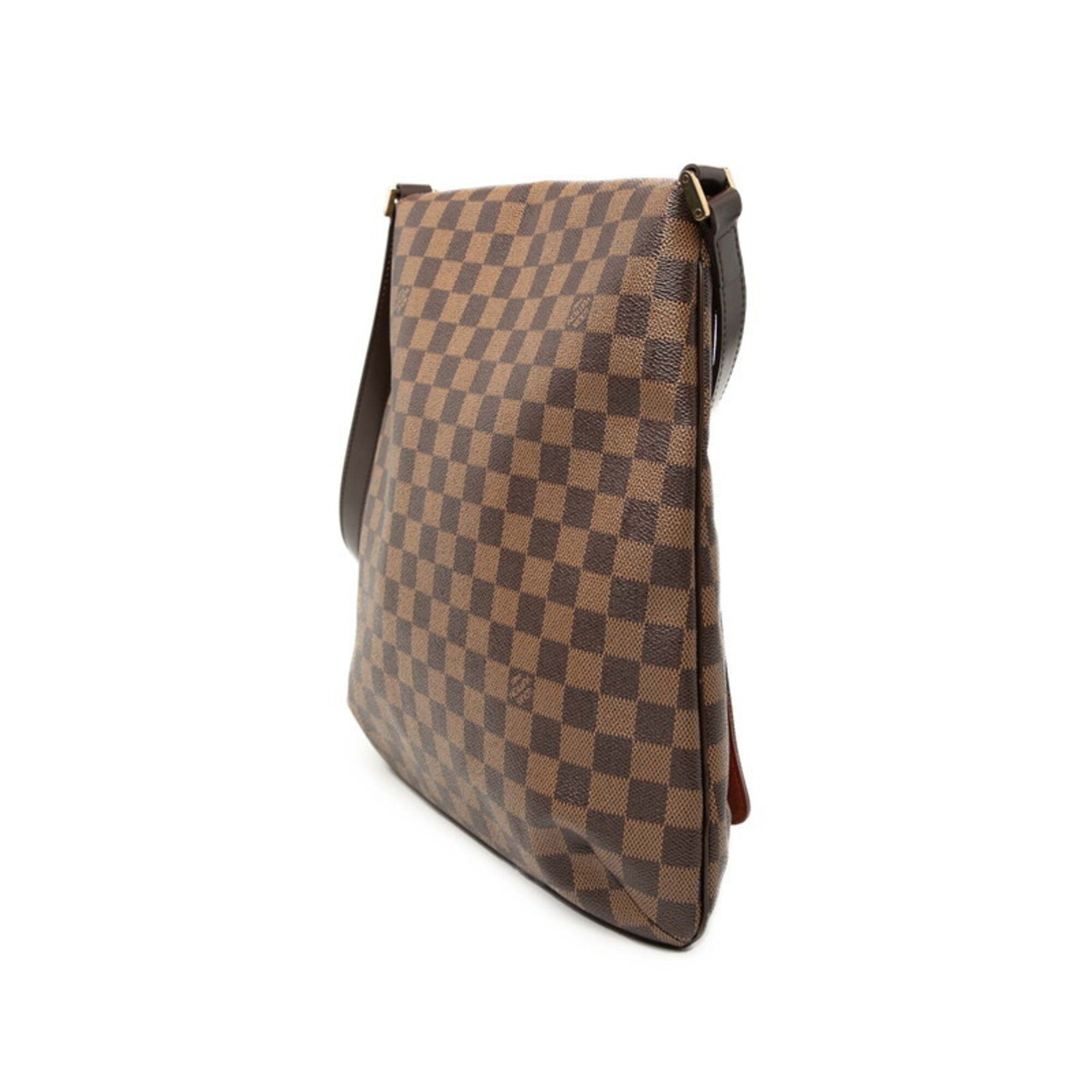 Louis Vuitton Brown Pvc Leather Shoulder Bag (Pre-Owned)
