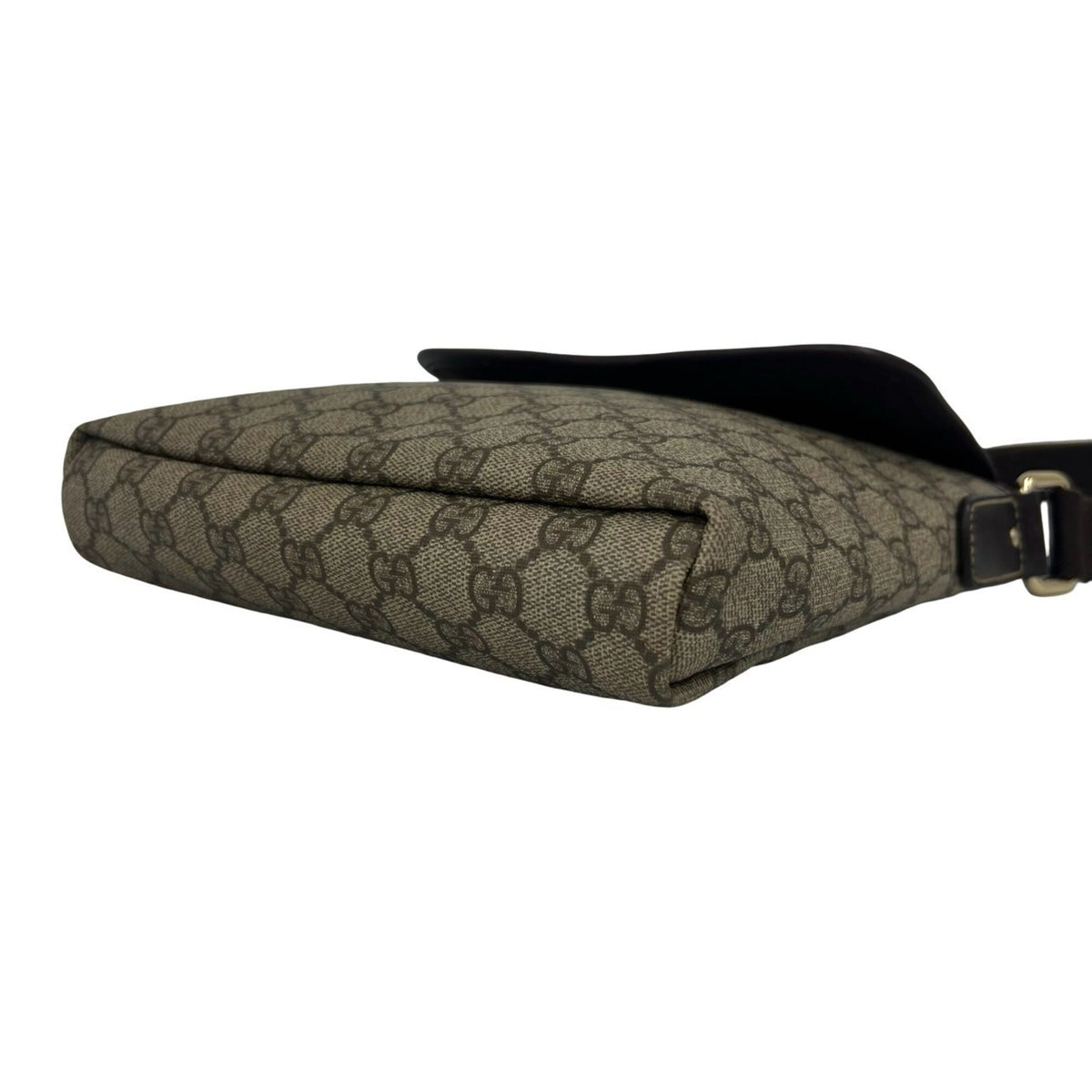 Gucci Brown Leather Pvc Pochette Shoulder Bag (Pre-Owned)