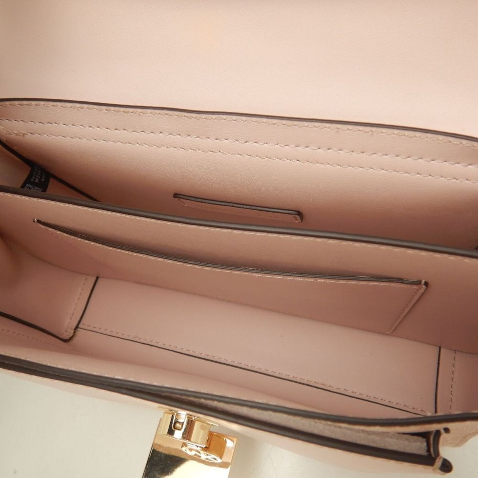 Michael Kors Pink Coated Canvas Shoulder Bag (Pre-Owned)