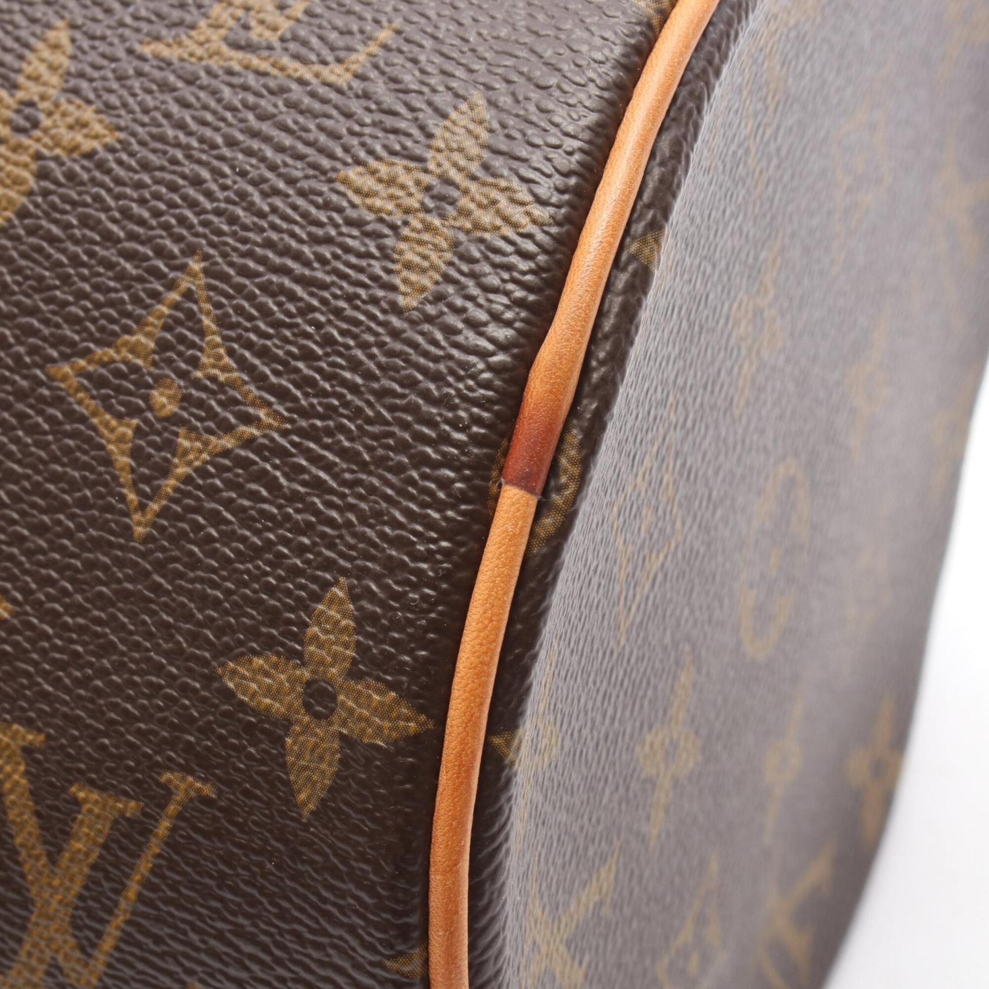 Louis Vuitton Brown Coated Canvas Pvc Monogram Leather Handbag (Pre-Owned)