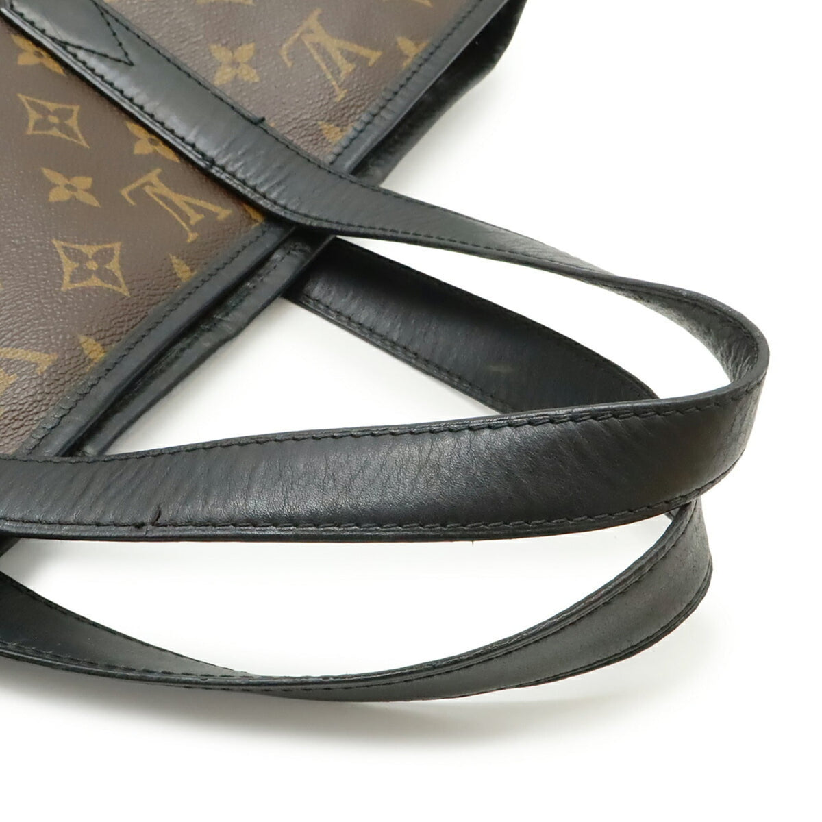 Louis Vuitton Monogram Black Brown Monogram Shoulder Bag Tote Bag (Pre-Owned)