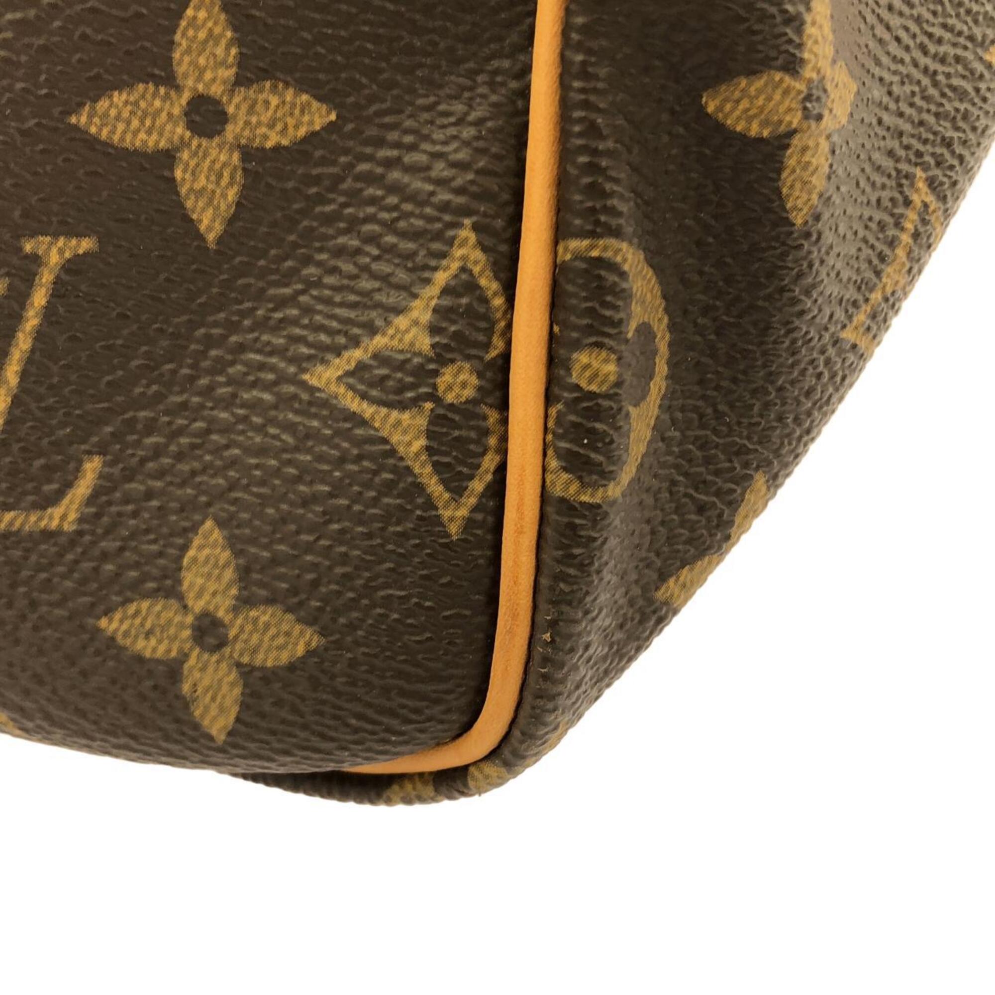 Louis Vuitton Monogram Marron Coated Canvas Boston Bag (Pre-Owned)