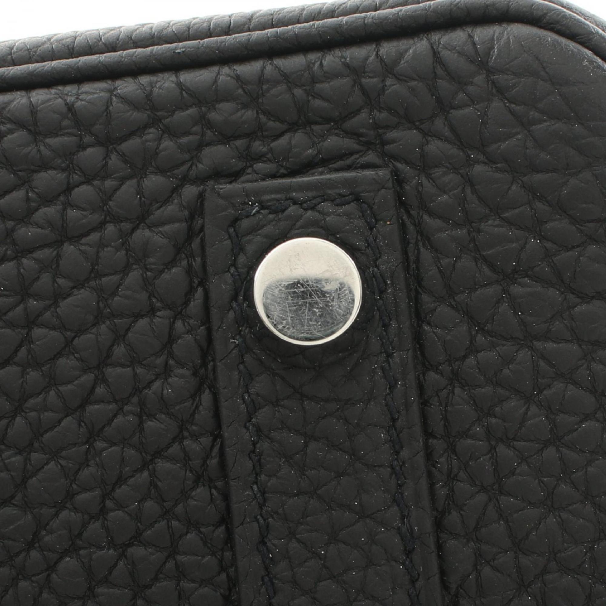 Hermes Black Togo Leather Handbag (Pre-Owned)