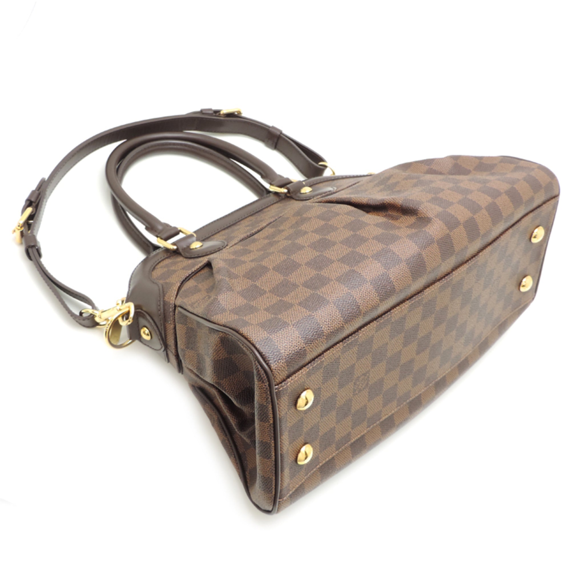 Louis Vuitton Brown Ebene Damier Canvas Handbag (Pre-Owned)