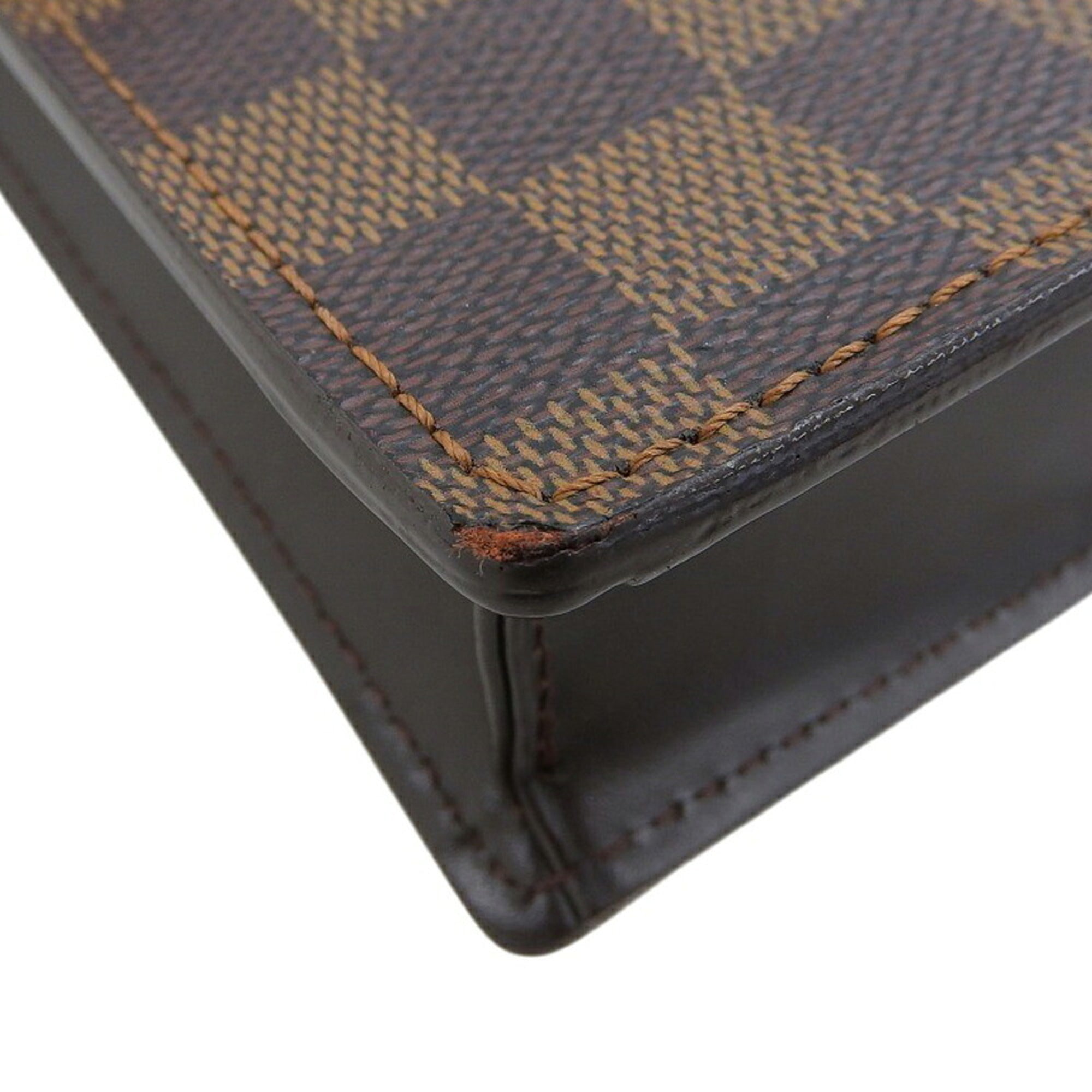 Louis Vuitton Damier Canvas Ebene Pvc Shoulder Bag (Pre-Owned)