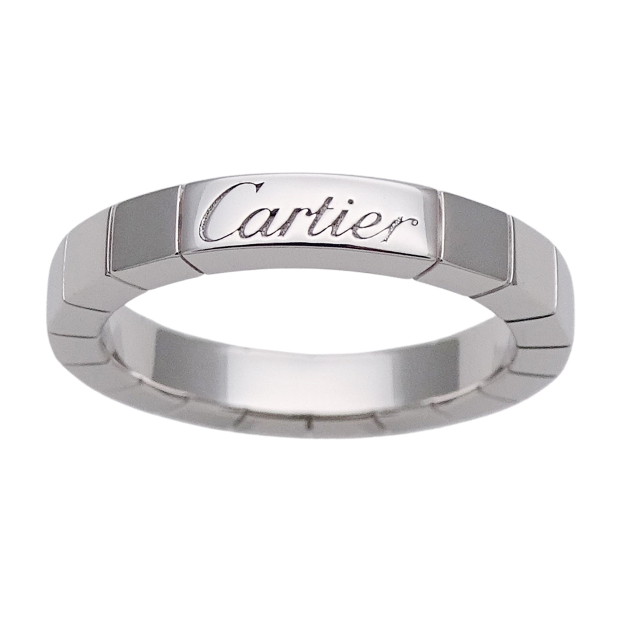 Cartier White Gold White Gold (18K) Band Ring (Pre-Owned)