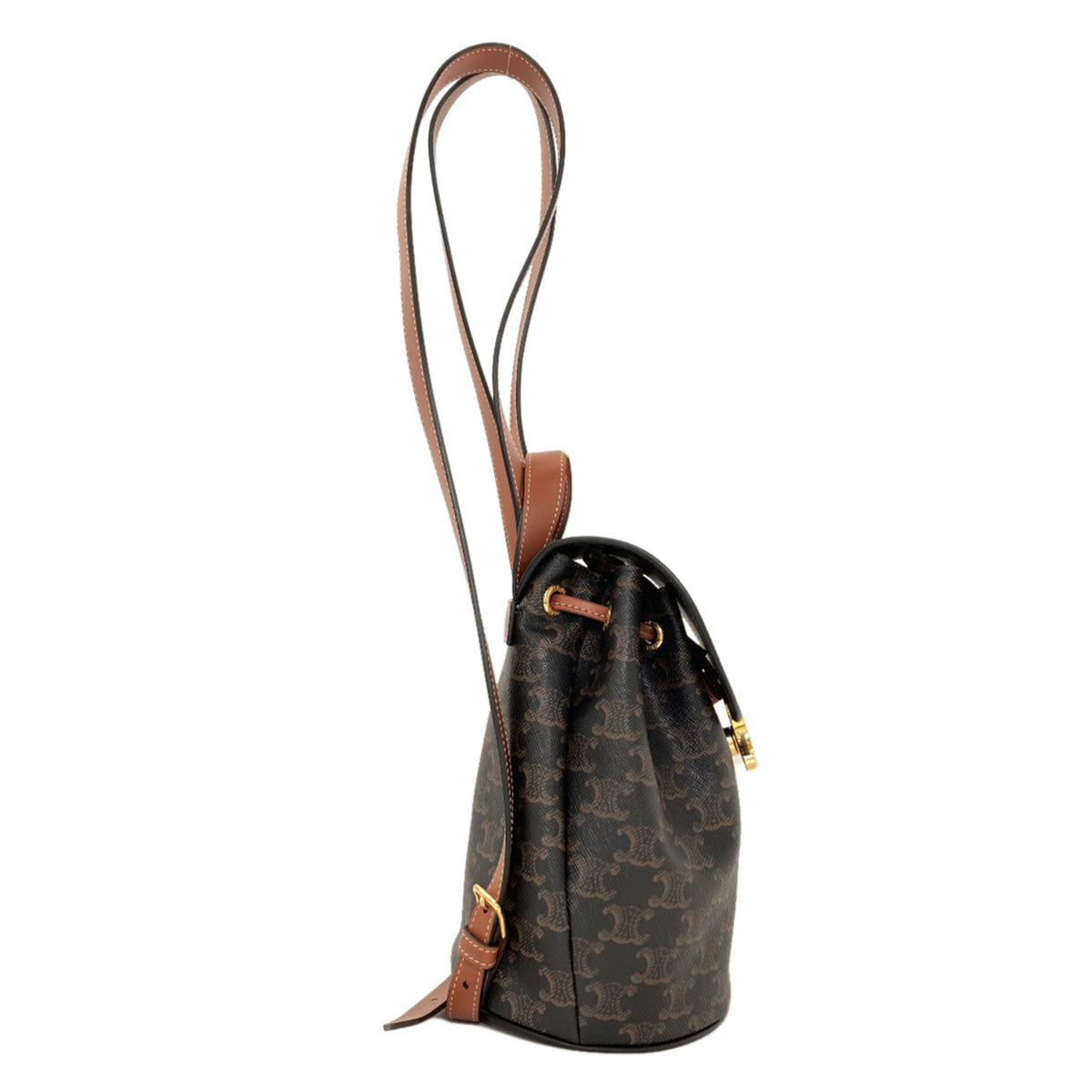 Celine Dark Brown Pvc Backpack (Pre-Owned)