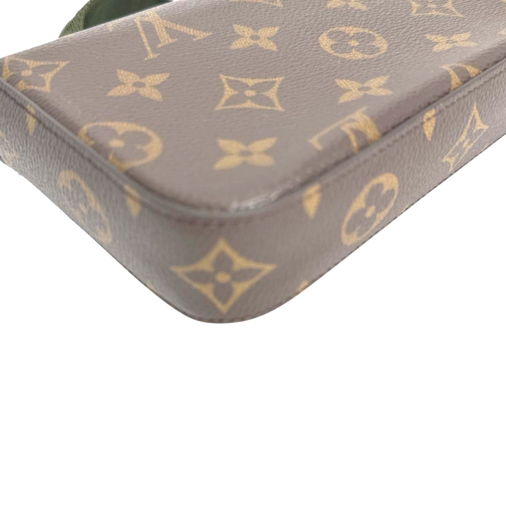 Louis Vuitton Brown Monogram Canvas Pochette Shoulder Bag (Pre-Owned)