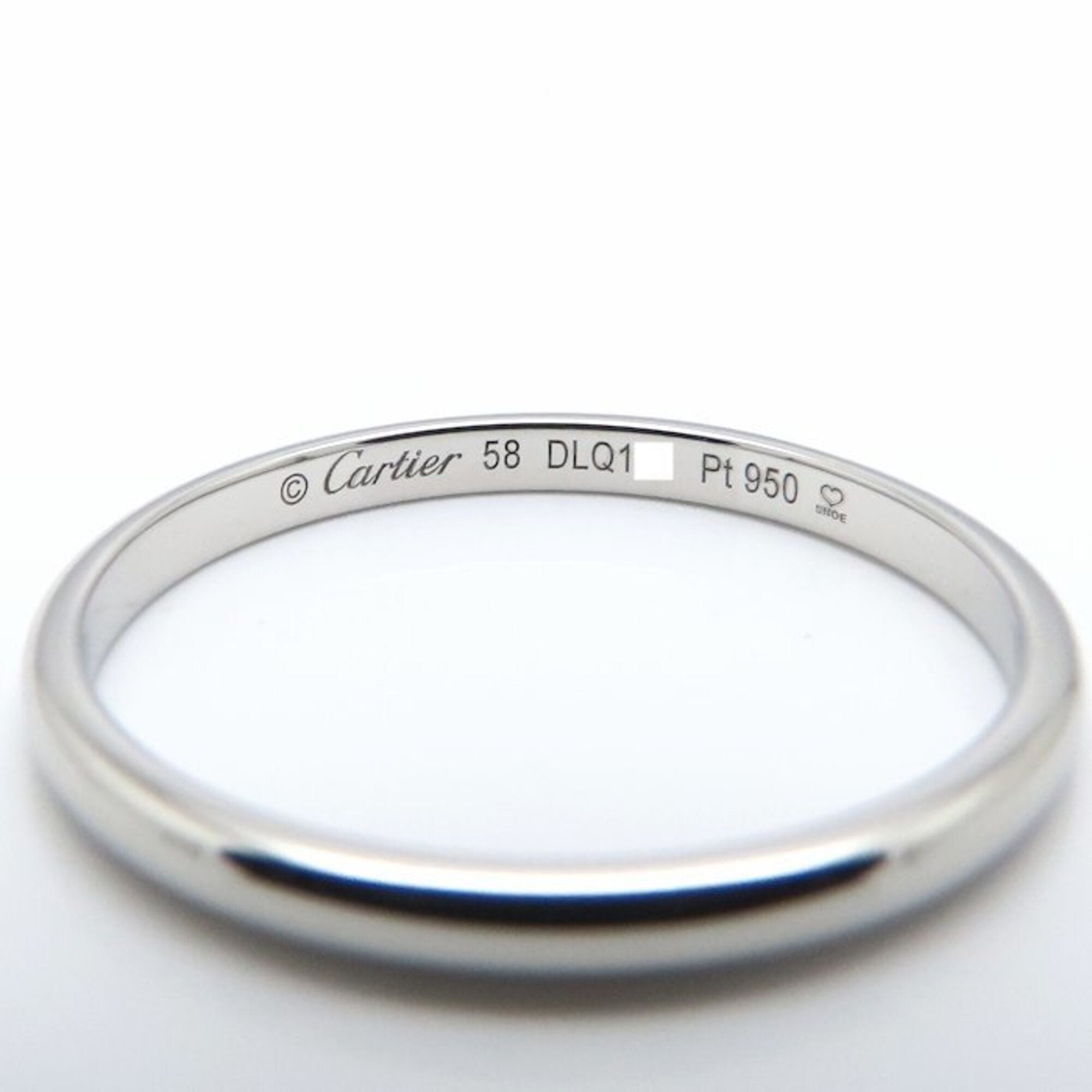 Cartier Platinum 950 Band Ring (Pre-Owned)