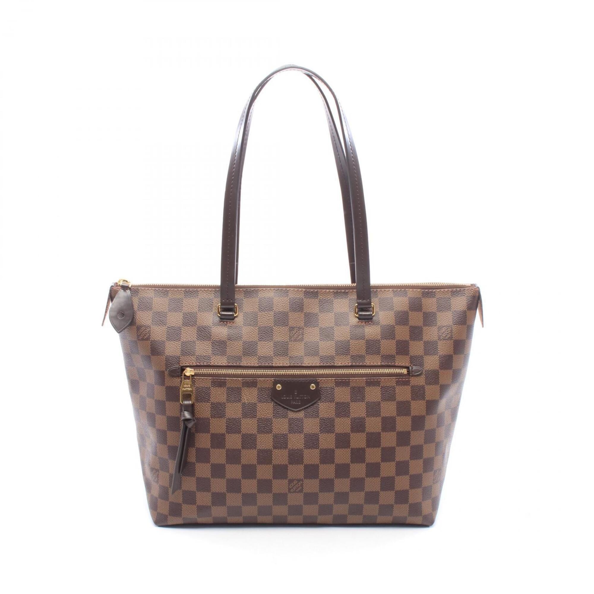 Louis Vuitton Damier Brown Ebene Coated Canvas Handbag Tote Bag (Pre-Owned)
